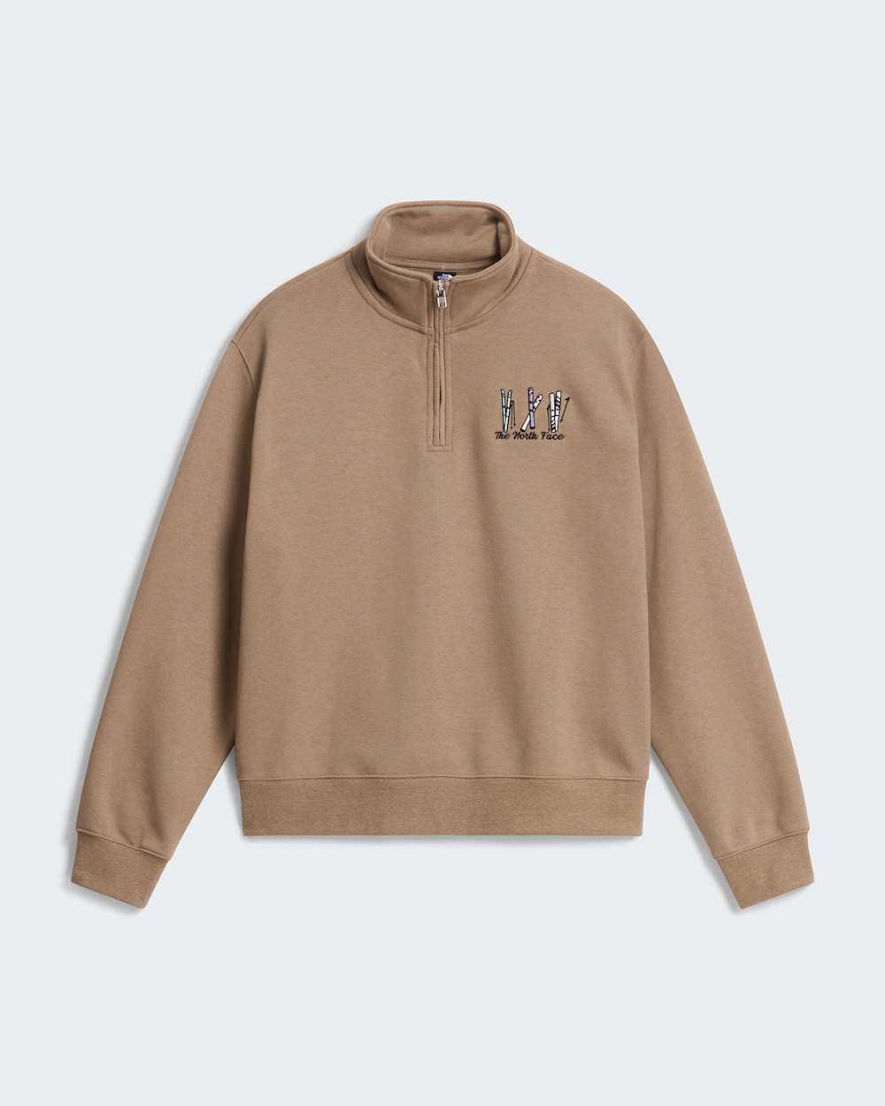Felpa Ski Embroidery Relaxed con cerniera a 14 e grafica da donna TNF ALT30