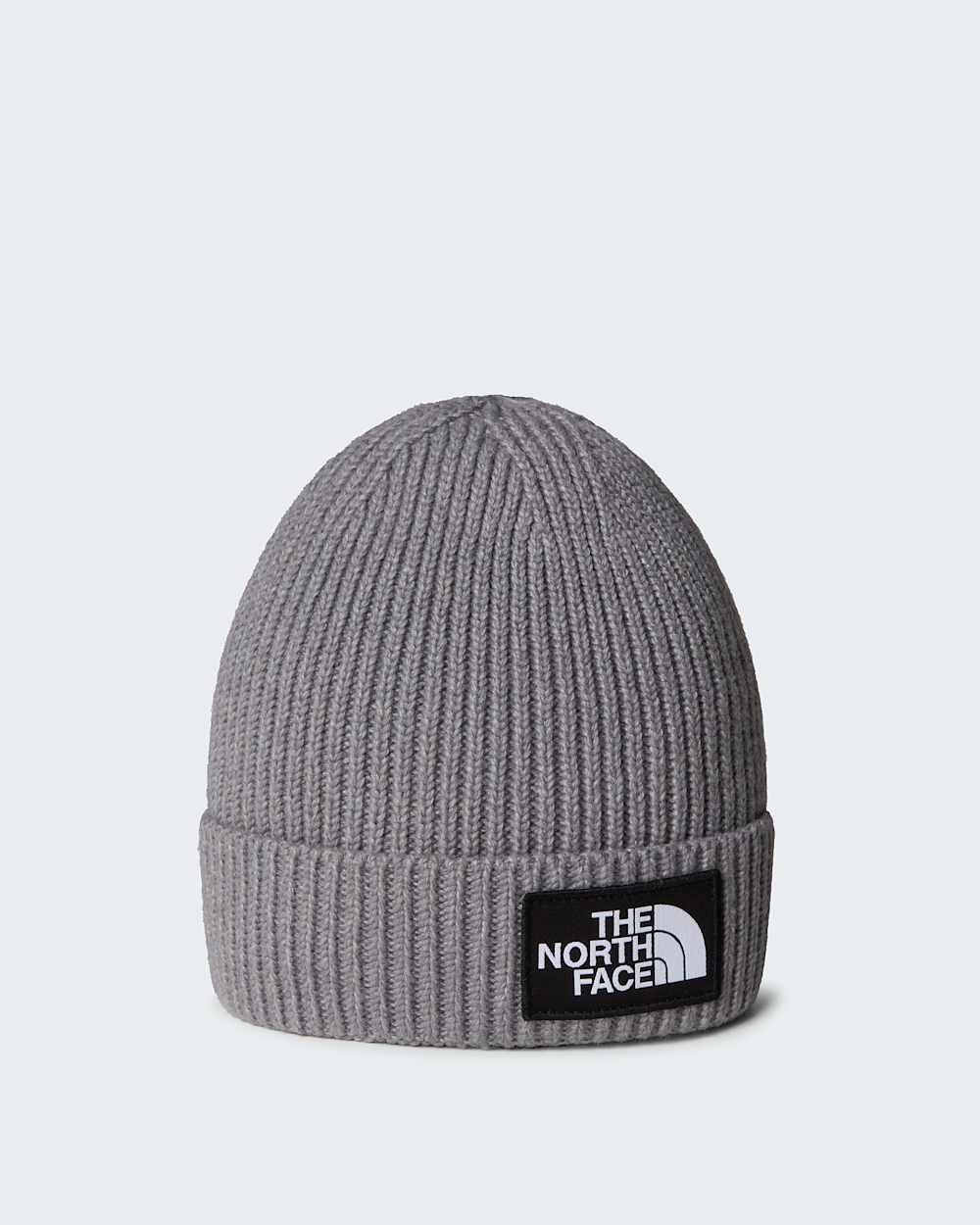 Bonnet  revers et logo carr TNF pour enfant TNF TNF Medium Grey Heather HERO
