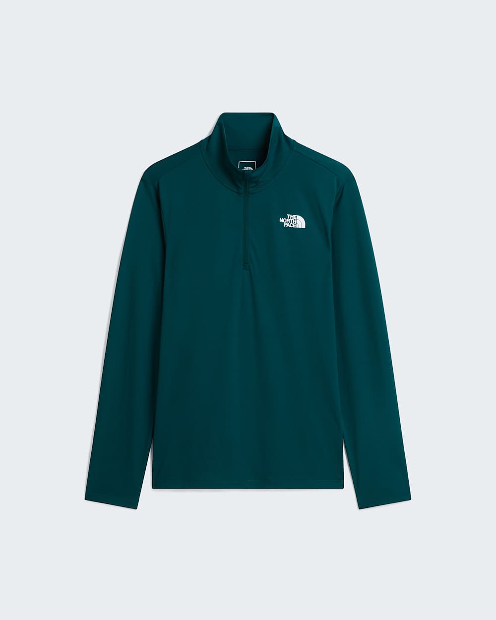 Mens 247 14 Zip LongSleeve TShirt TNF Pacific Teal ALT30