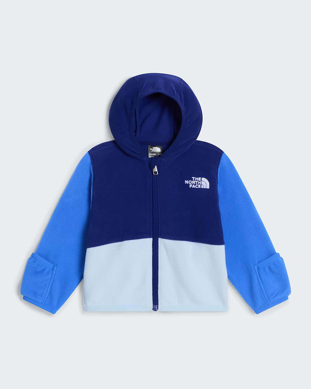 Felpa Glacier con cappuccio e cerniera integrale da neonato TNF HERO