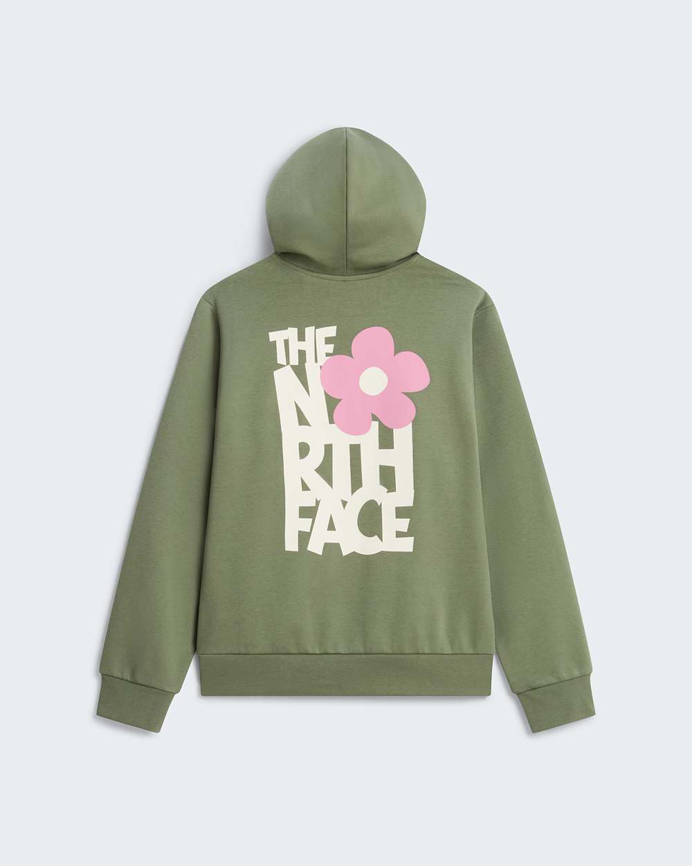 Damen Flower Logo Regular Hoodie TNF alt1