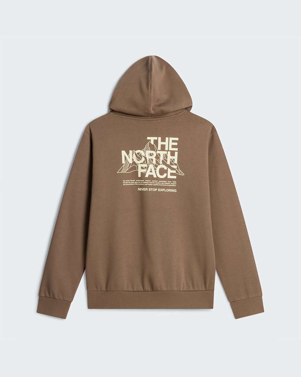 Felpa con cappuccio Mountain Sketch Regular da uomo TNF alt1