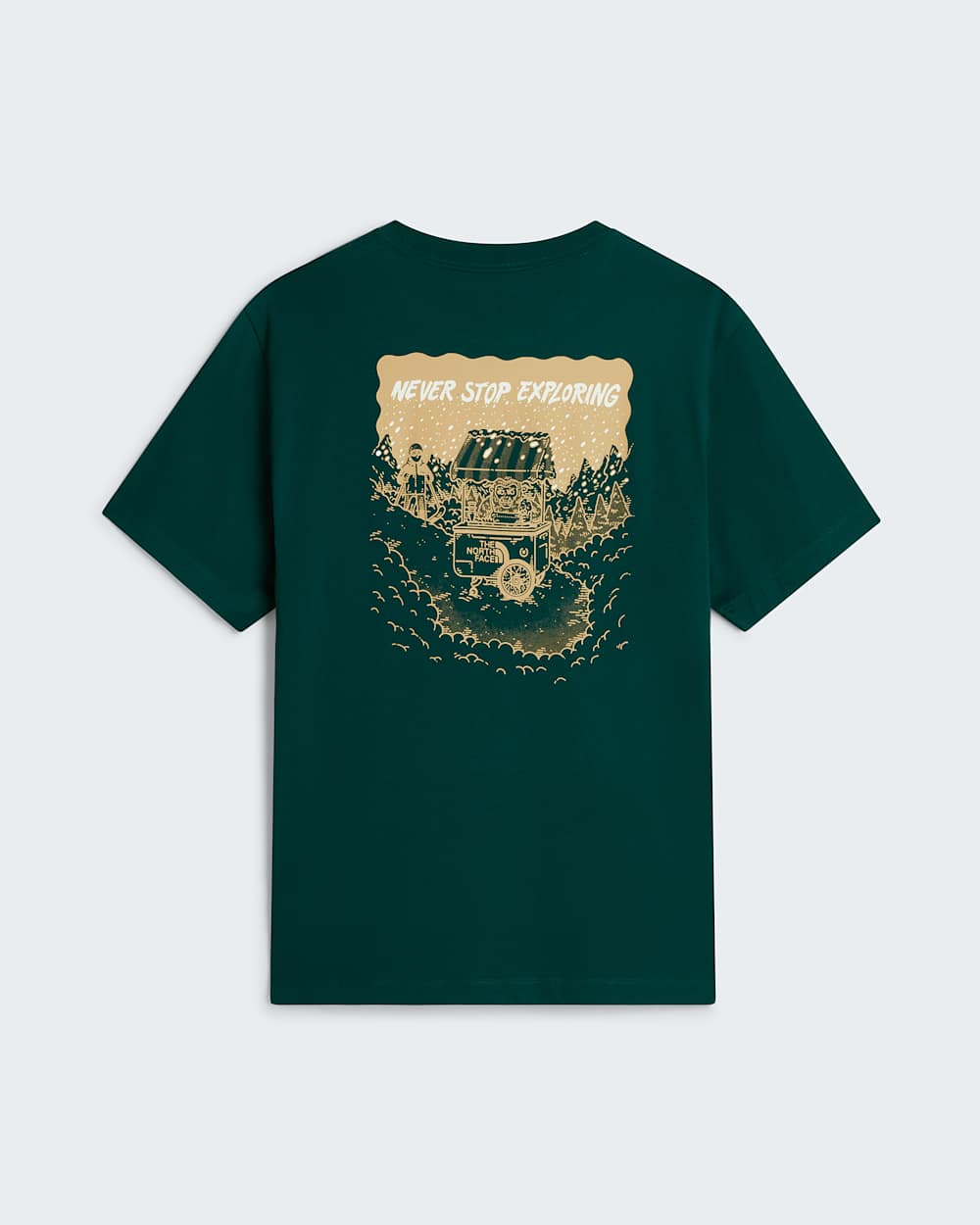 Tshirt dcontract Powder Days Graphic pour homme TNF alt1