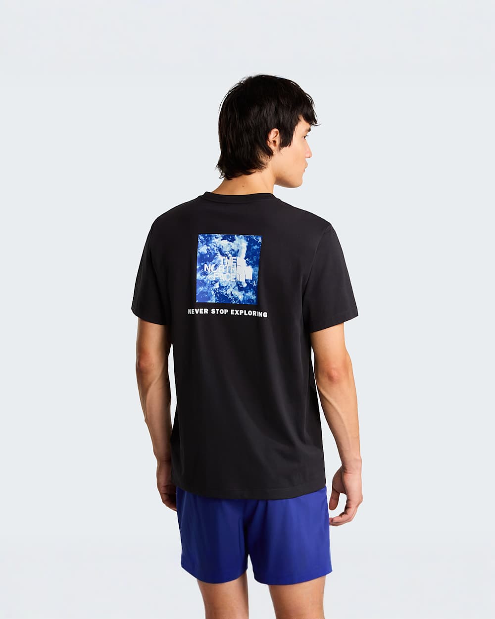 Mens Granitic Rock Box NSE Regular TShirt TNF HERO