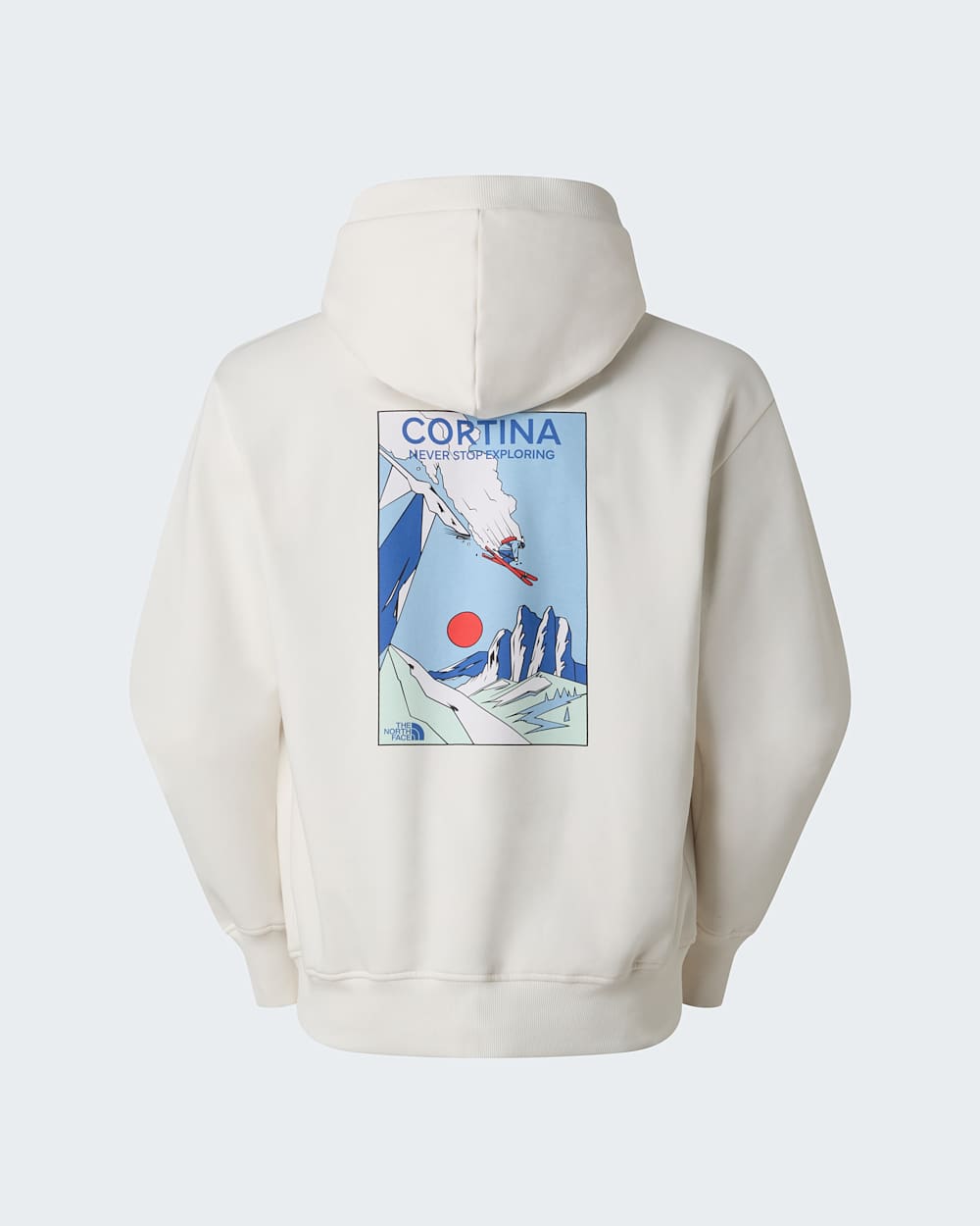 Unisex Mountain Celebration Relaxed Graphic Hoodie TNF alt1