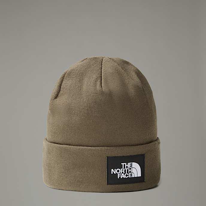 Beanie Dock Worker Recycled TNF New Taupe Green HERO