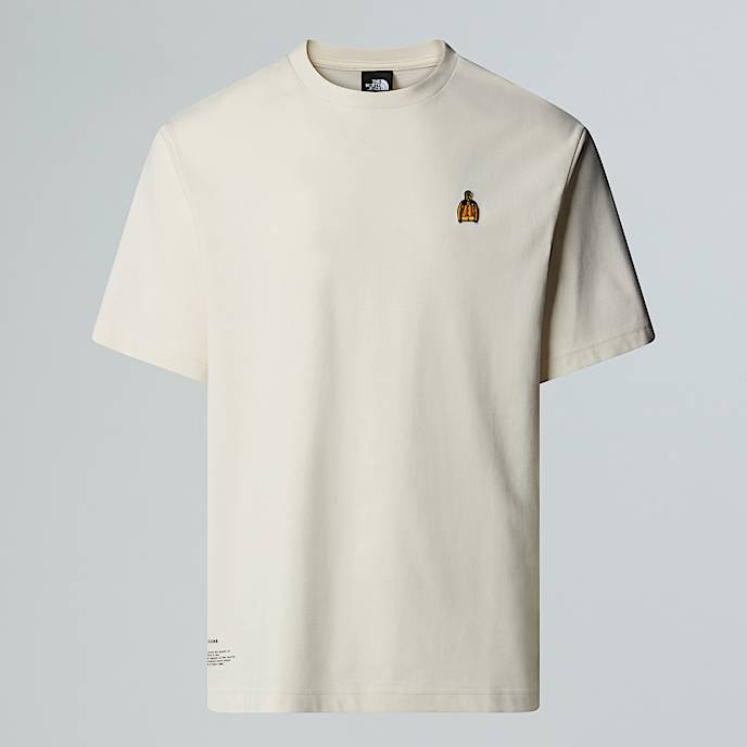 Icon Mountain Jacket Relaxed TShirt Unisex TNF White Dune HERO