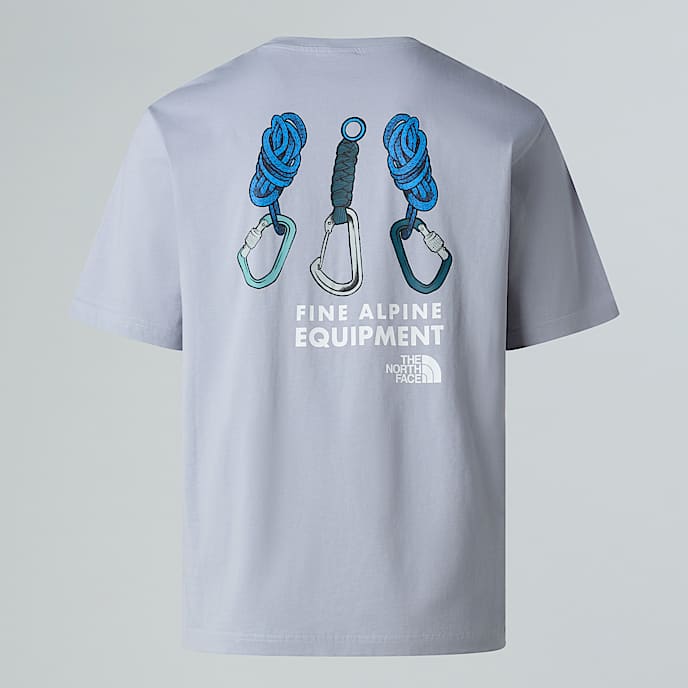 Camiseta holgada Explore Gear unisex TNF Blue Flax HERO