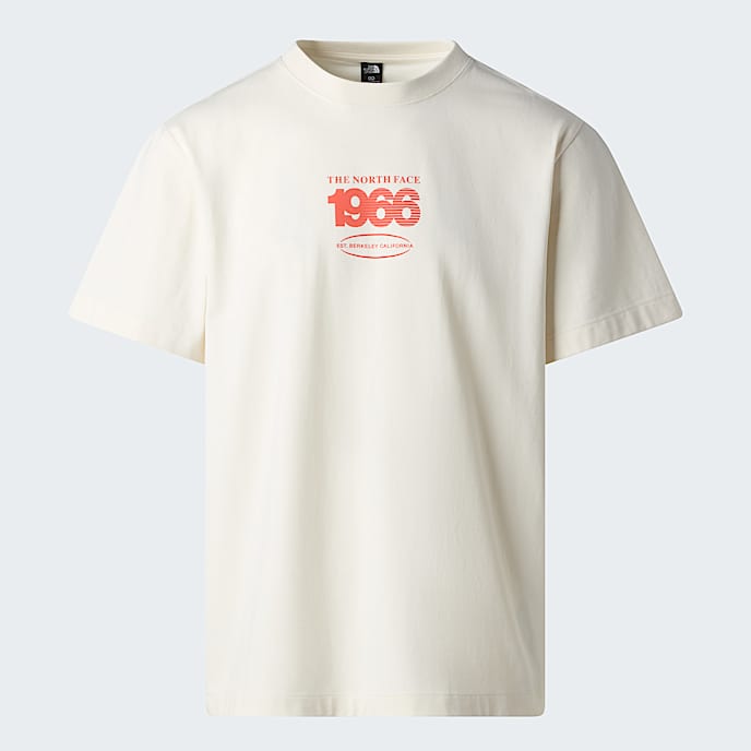 Track Relaxed Graphic TShirt Unisex TNF White Dune HERO