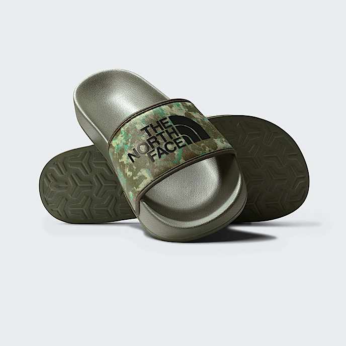 Ciabatte Base Camp III da uomo TNF Military Olive Stippled Camo PrintTNF Black HERO