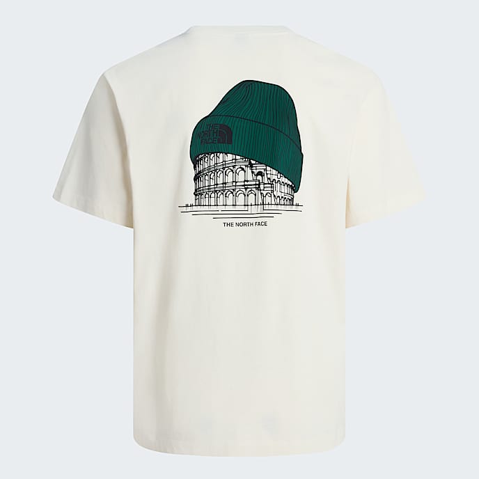 Tshirt dcontract unisexe Country Italy TNF White DuneEvergreen HERO