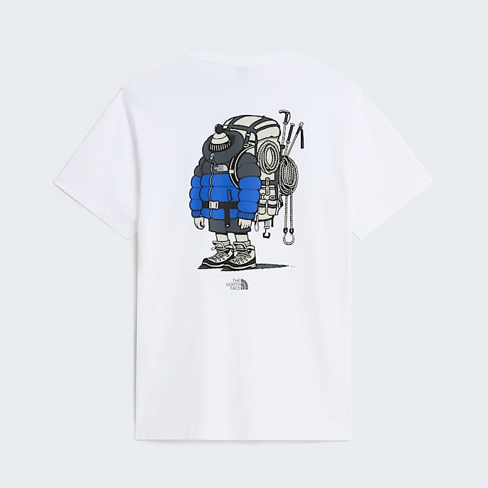 Tshirt graphique Gear Up Get Out unisexe TNF TNF White HERO