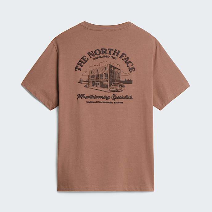 Unisex OG Store Graphic TShirt in Relaxed Fit TNF Garnet HERO