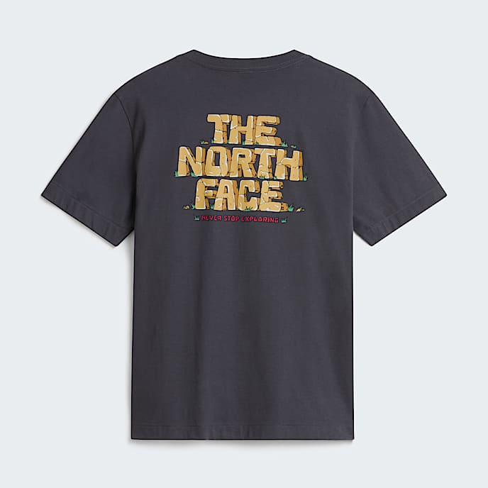 Tshirt descontrada com grfico Stone Logo unissexo TNF Anthracite Grey HERO