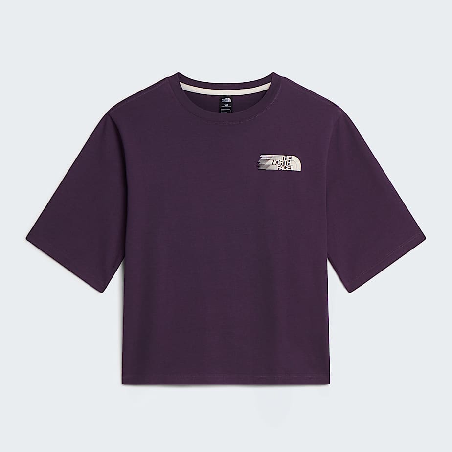 Tshirt graphique coupe boxy Retro Trail pour femme TNF ALT30