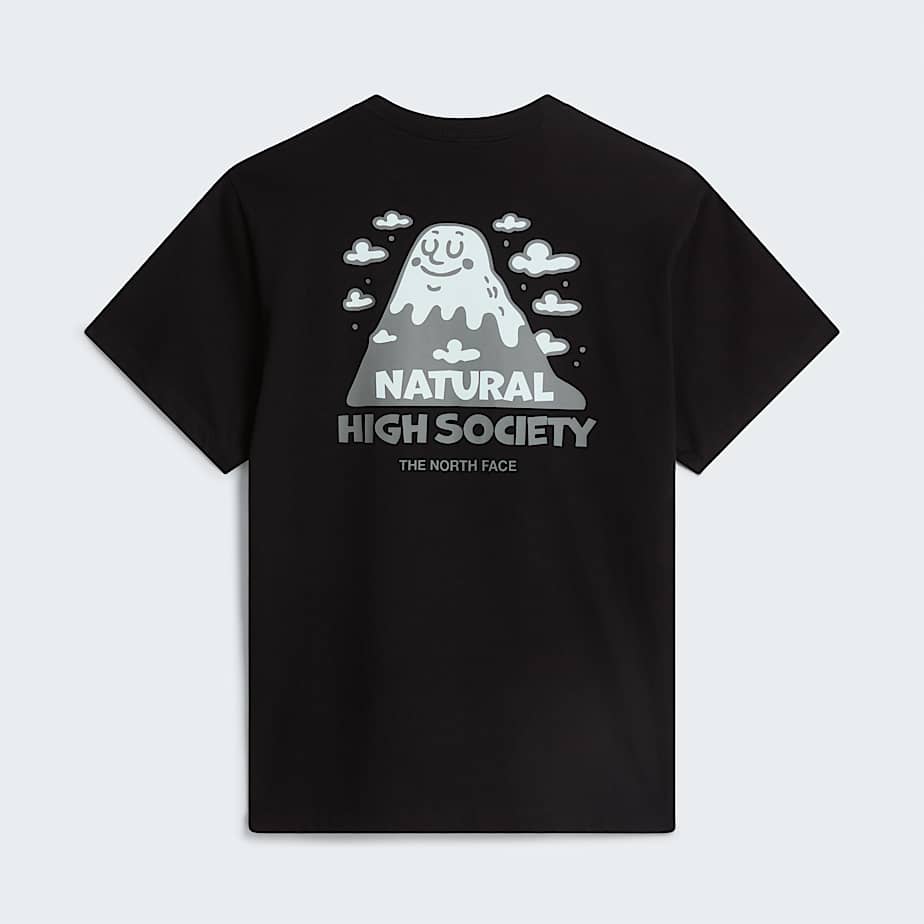 Unisex Natural High Society Graphic TShirt in Relaxed Fit TNF HERO