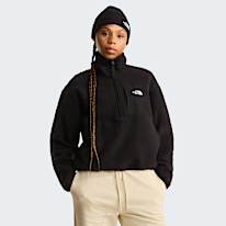 Giacca in pile Yumiori Off-Peak con mezza cerniera da donna