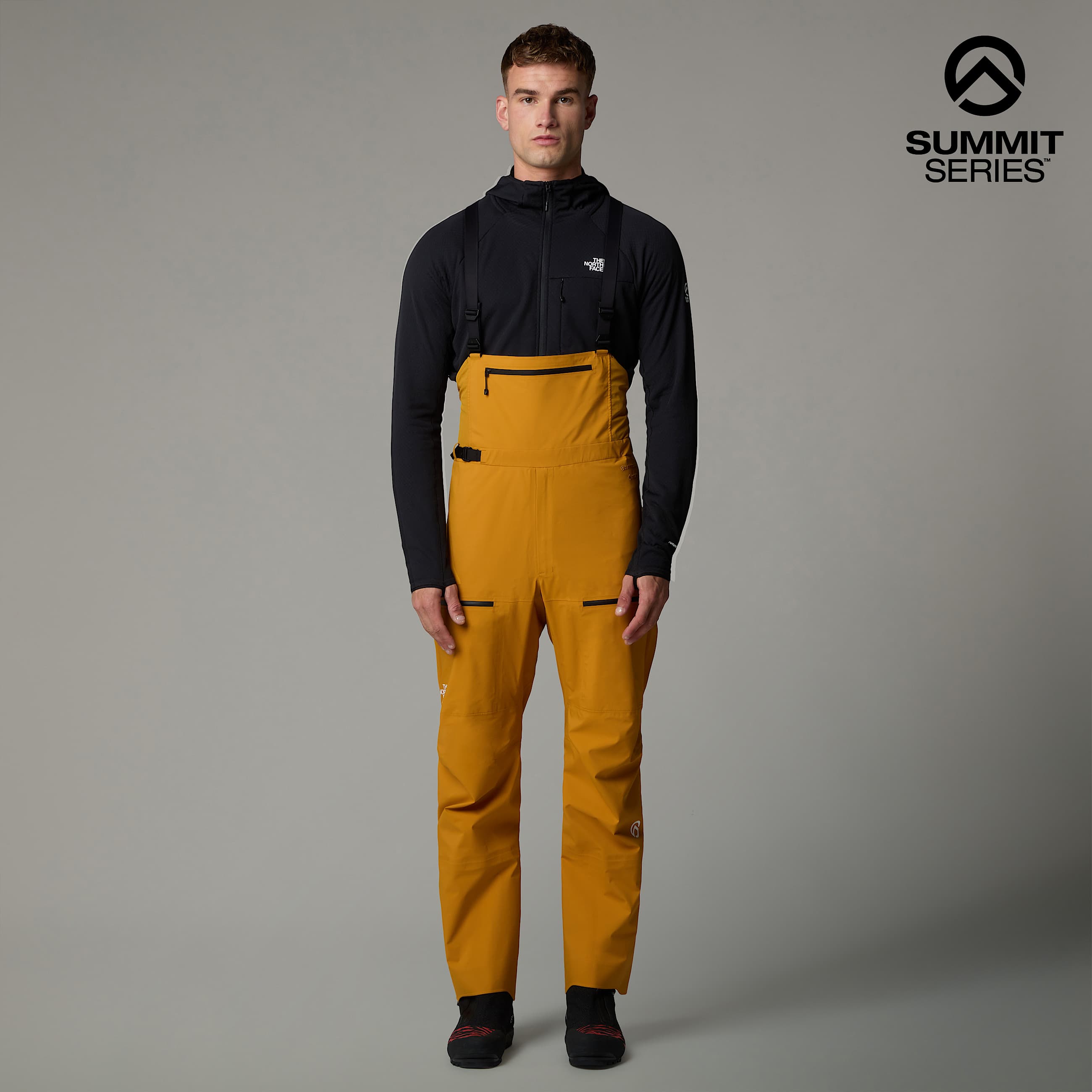 Mens Summit Pumori GORETEX Pro Bib Trousers TNF HERO