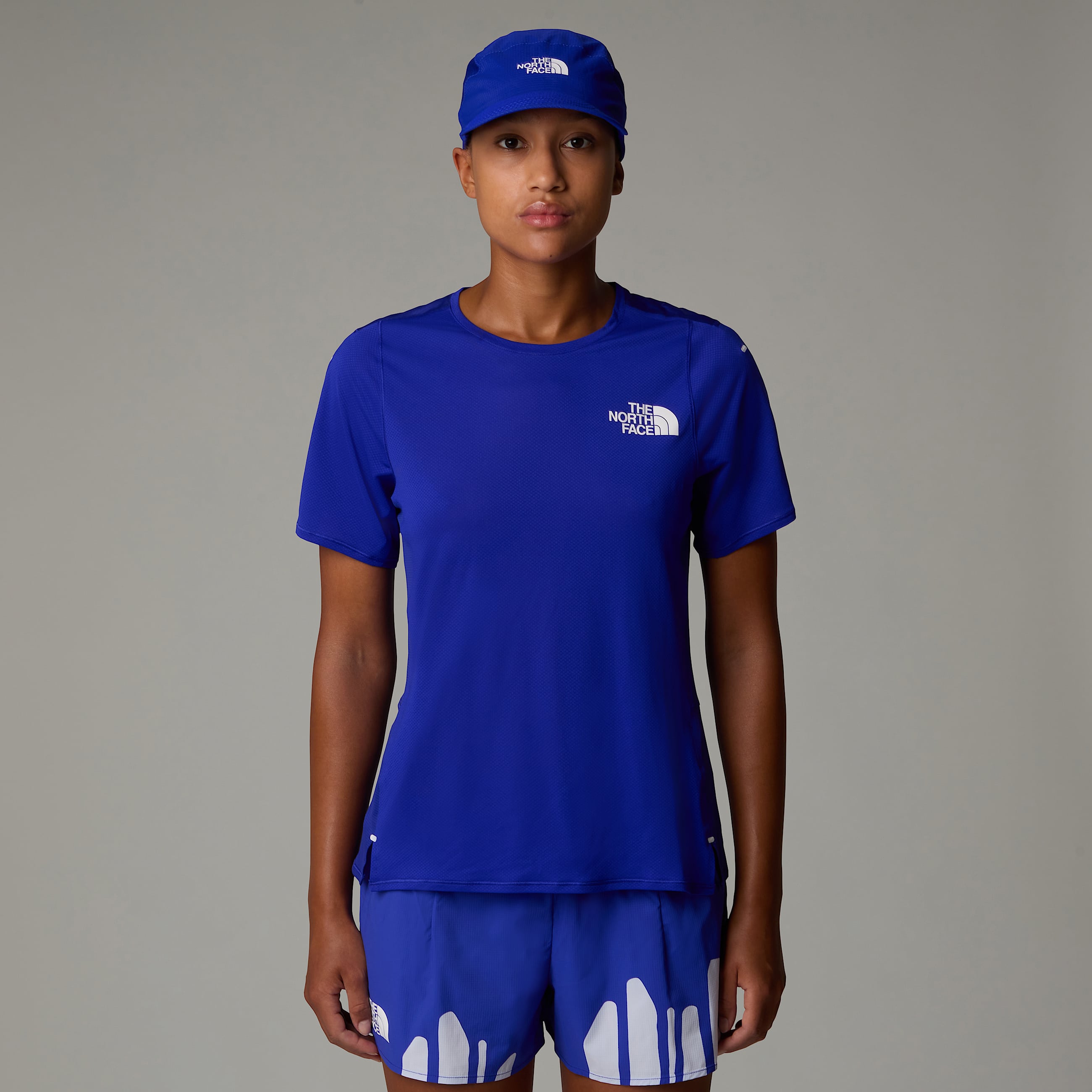 Tshirt de corrida Summit High Trail para mulher TNF HERO