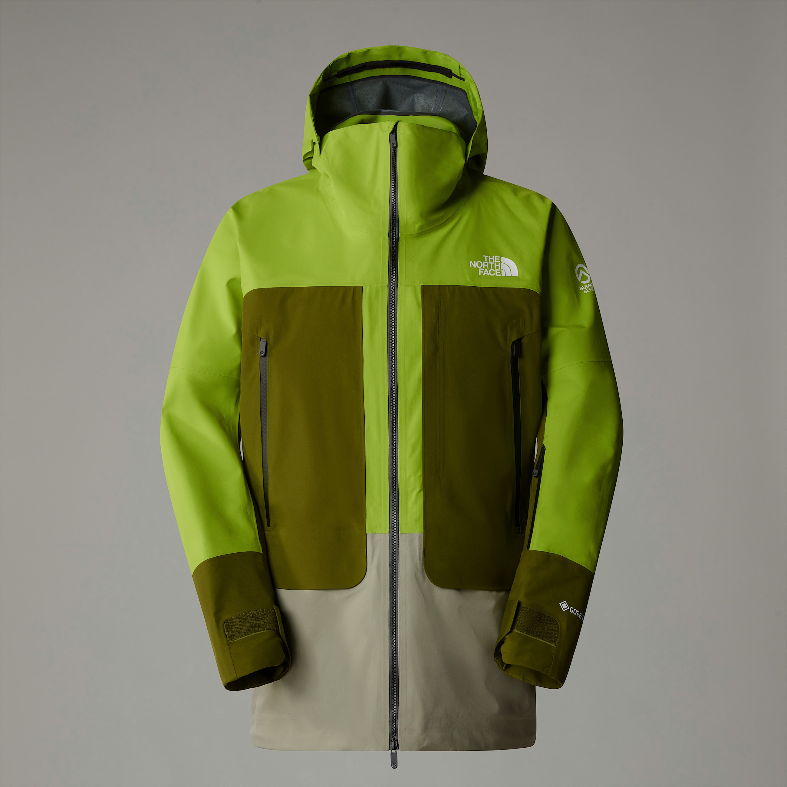 Giacca Summit Verbier GORETEX da uomo TNF Meadow GrassForest OliveClay Grey ALT15