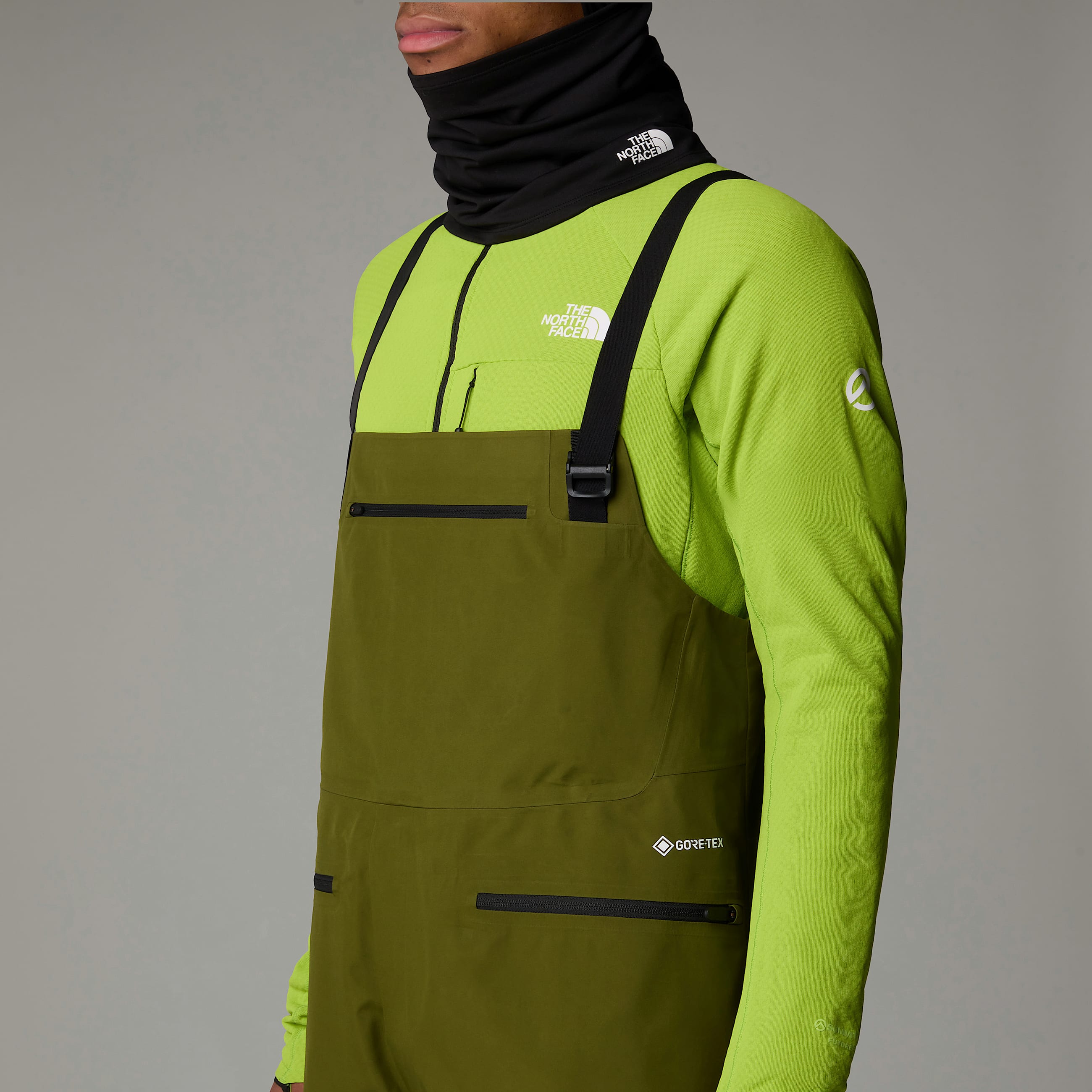 Pantaloni con pettorina Summit Verbier GORETEX da uomo TNF ALT6