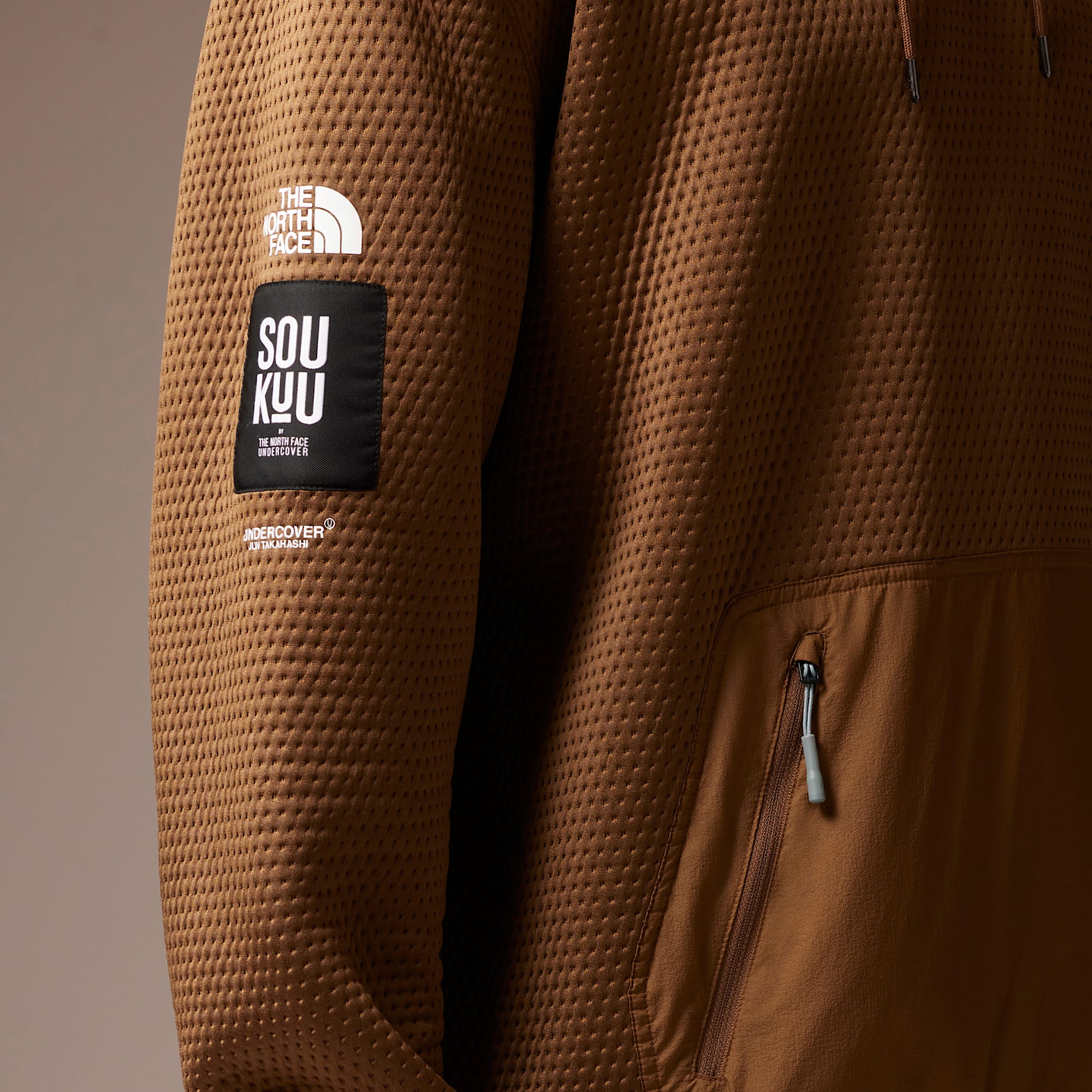 The North Face X Undercover Soukuu DotKnit Double Hoodie TNF ALT5