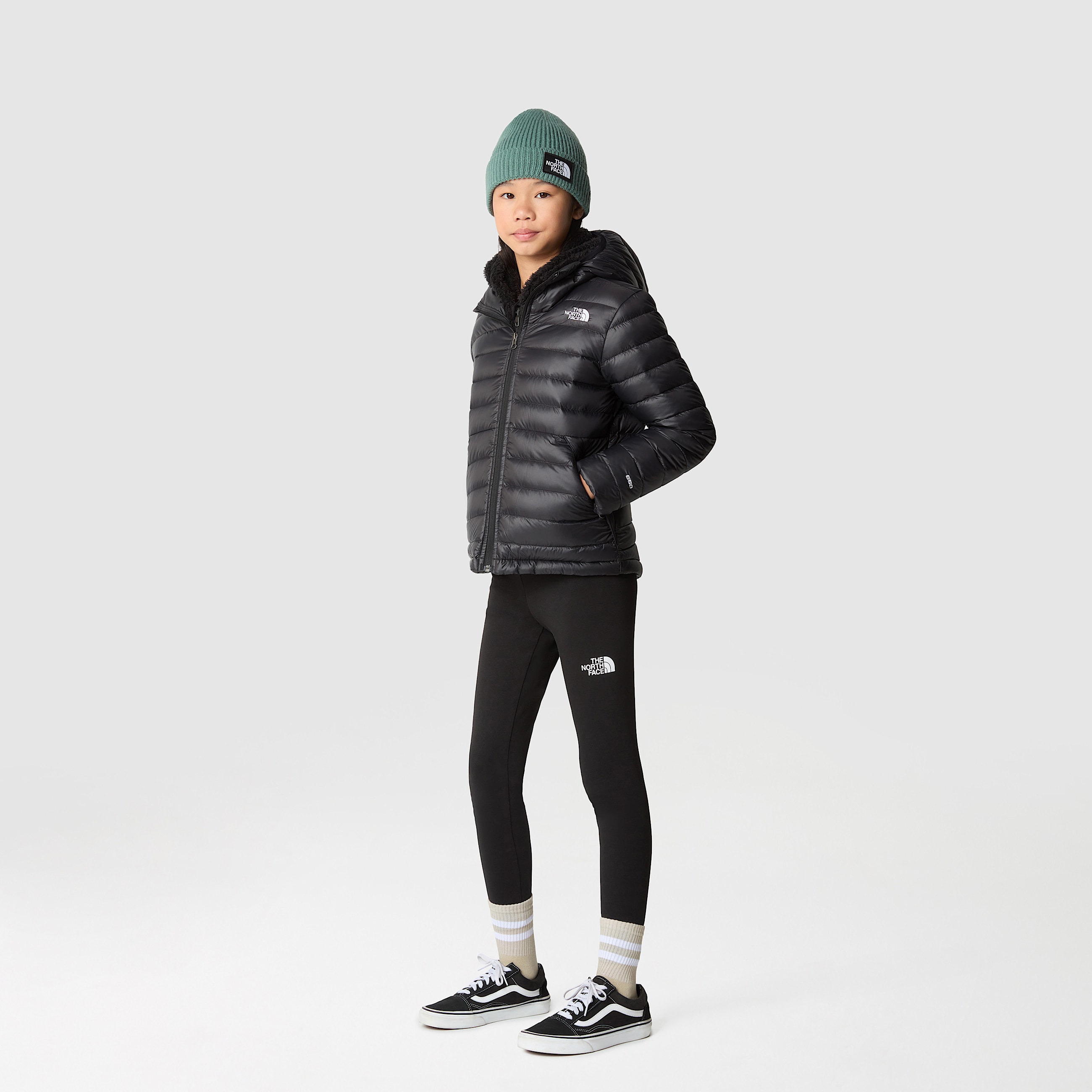 Aconcagua Hooded Down Jacket Junior TNF ALT10