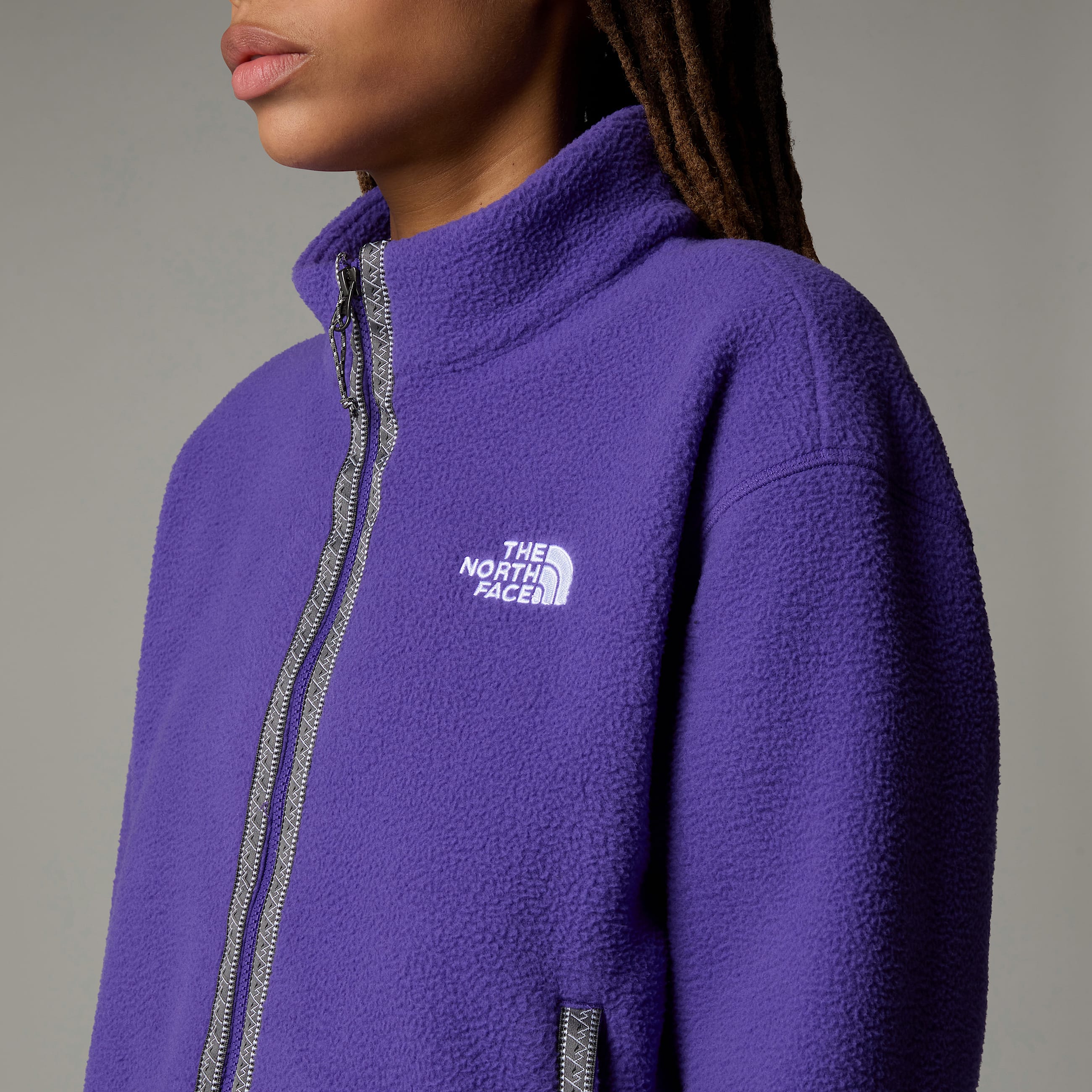 Womens TNF Fleeski FullZip Fleece TNF ALT4