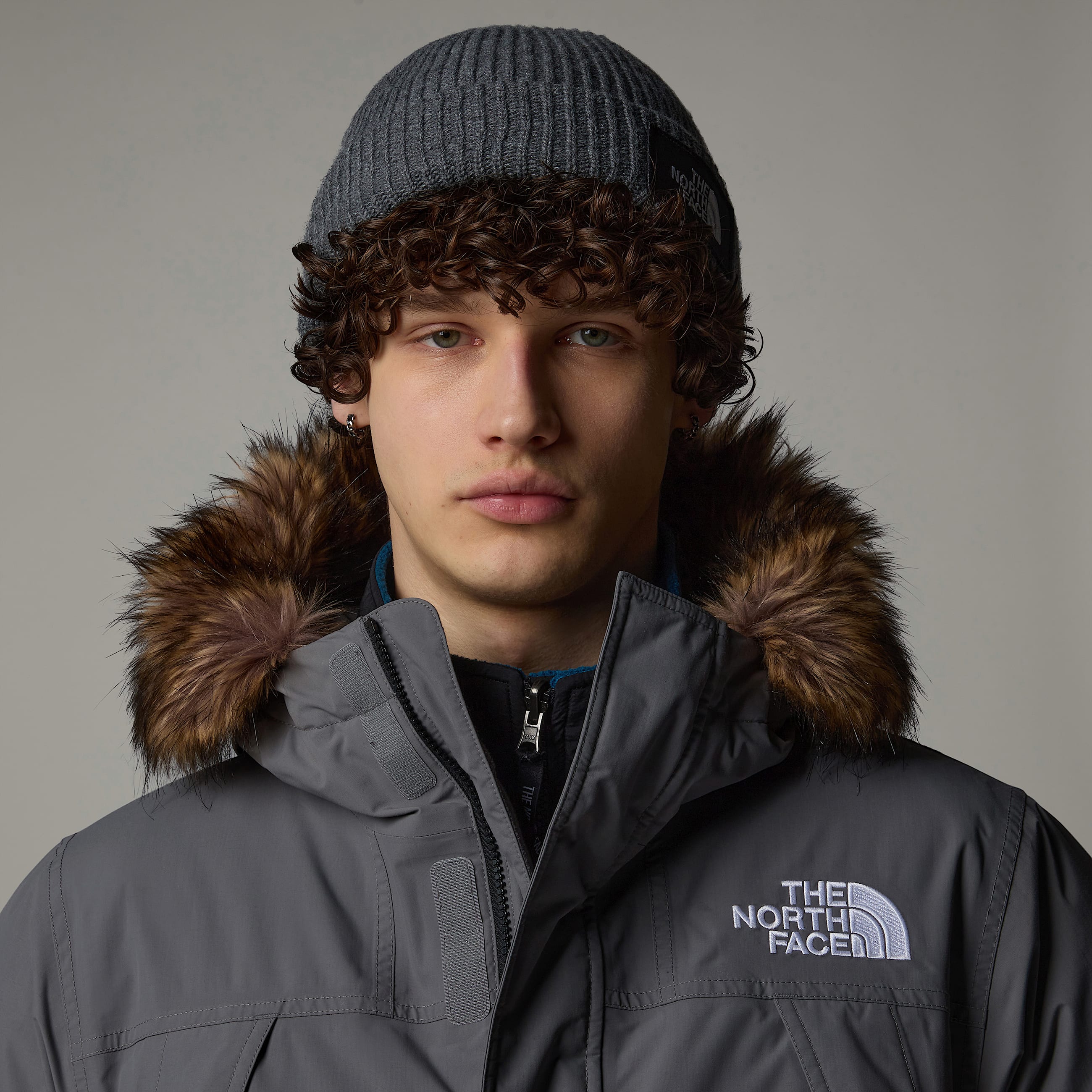 Salty Lined Beanie TNF ALT1