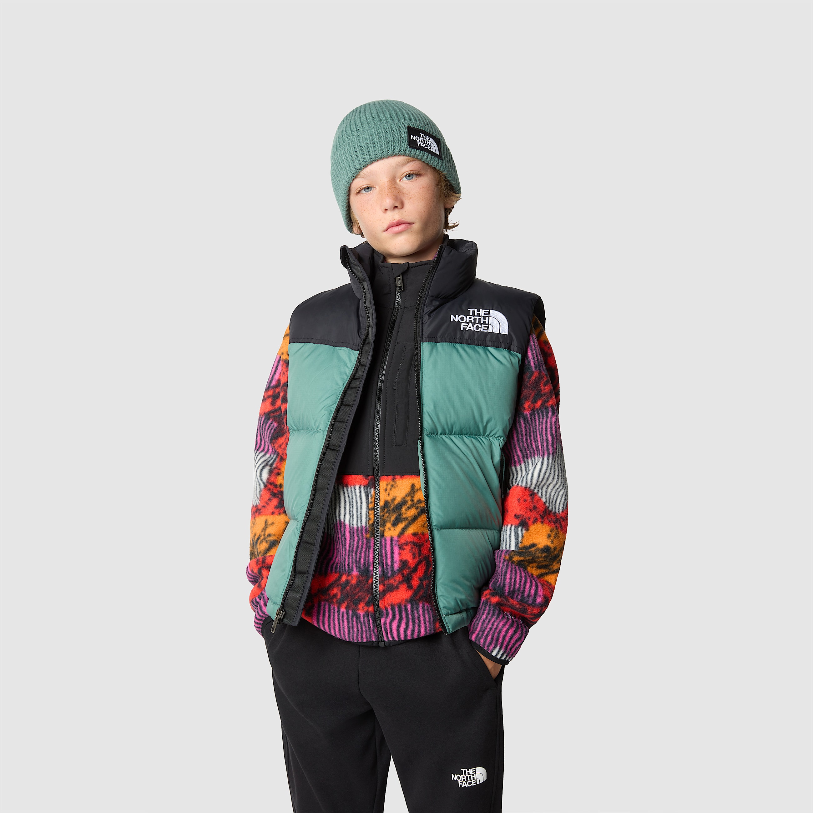 Teens 1996 Retro Nuptse Gilet TNF ALT5