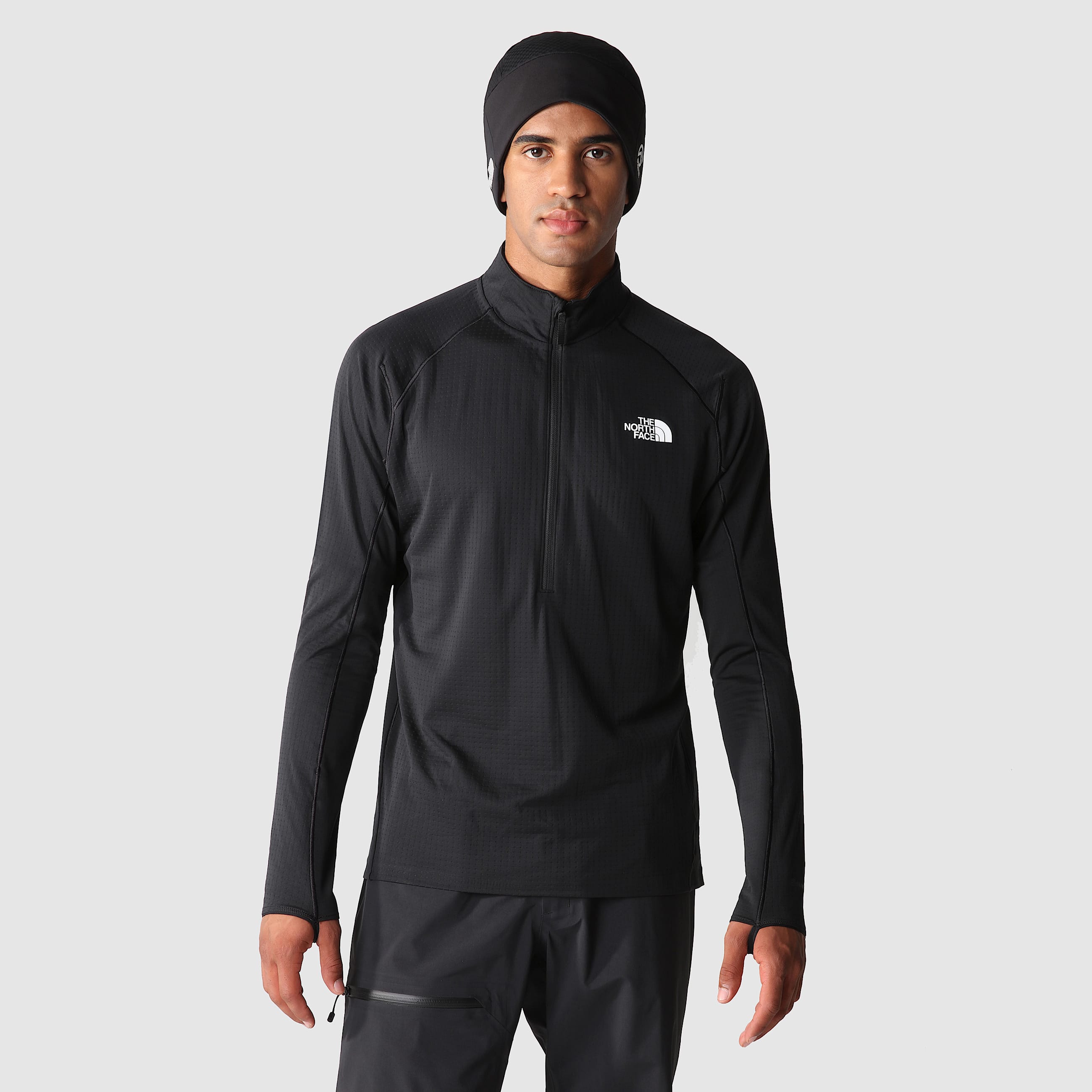 Top con media cremallera Summit Edge para hombre TNF HERO