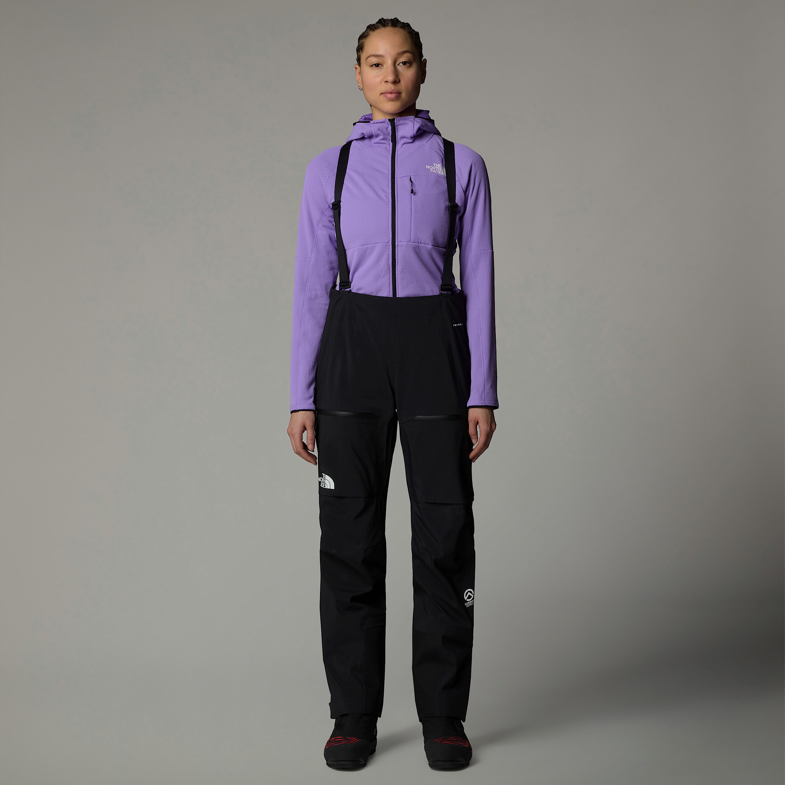 Womens Summit Series FUTUREFLEECE Hooded Jacket TNF ALT1