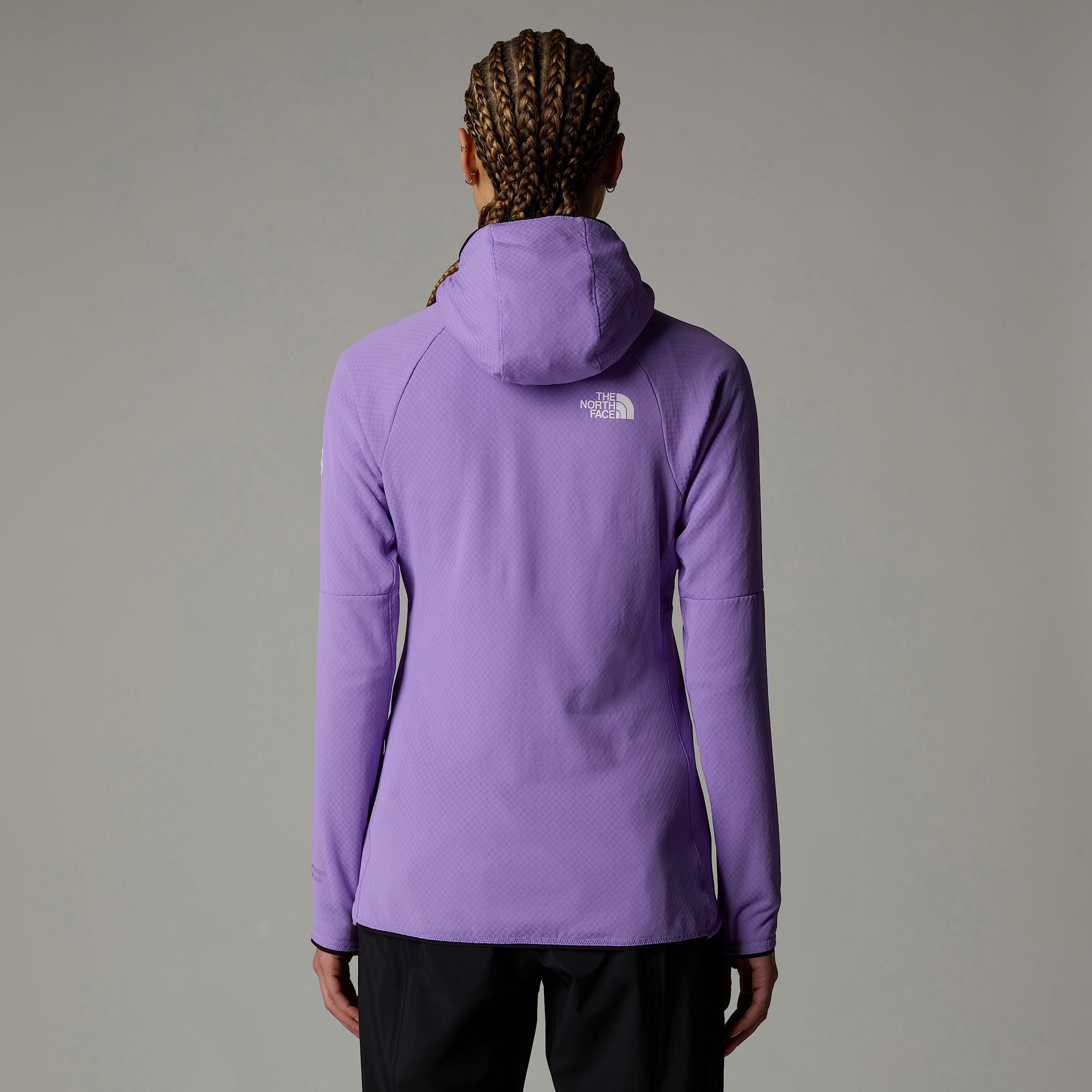Womens Summit Series FUTUREFLEECE Hooded Jacket TNF ALT3