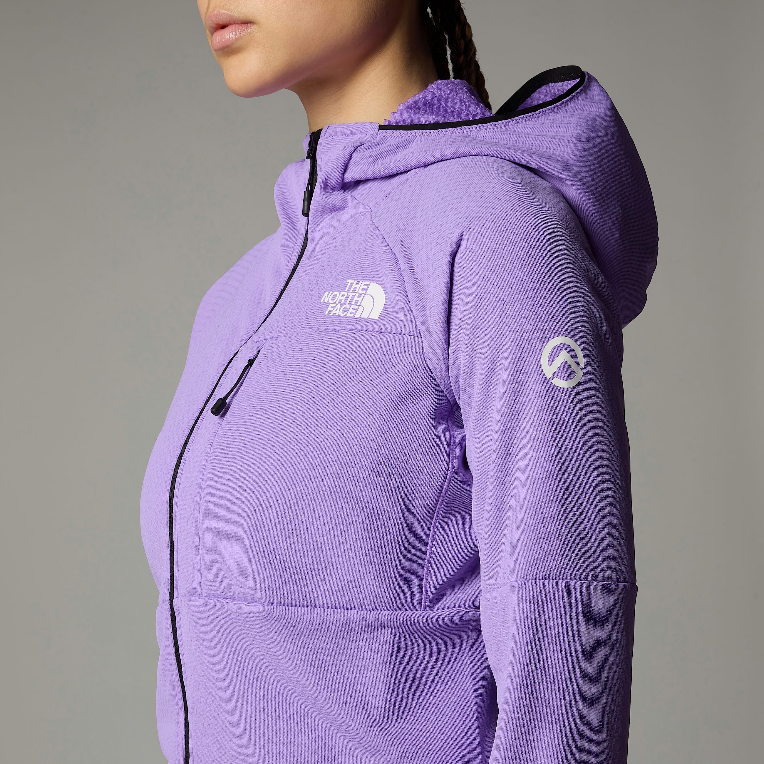 Womens Summit Series FUTUREFLEECE Hooded Jacket TNF ALT7