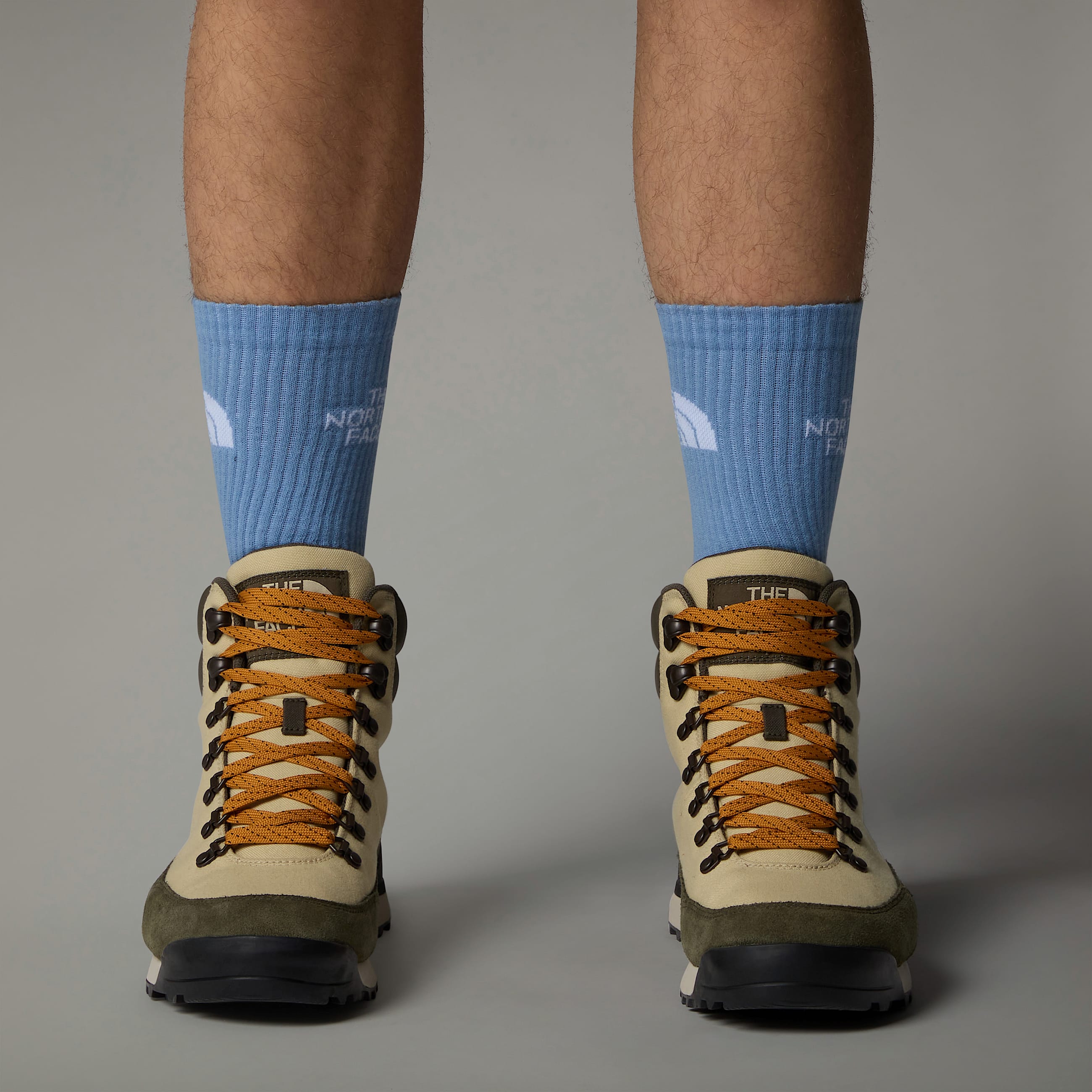 Multi Sport Cushion Crew Socks TNF TNF WhiteMisty SageSteel Blue ALT4