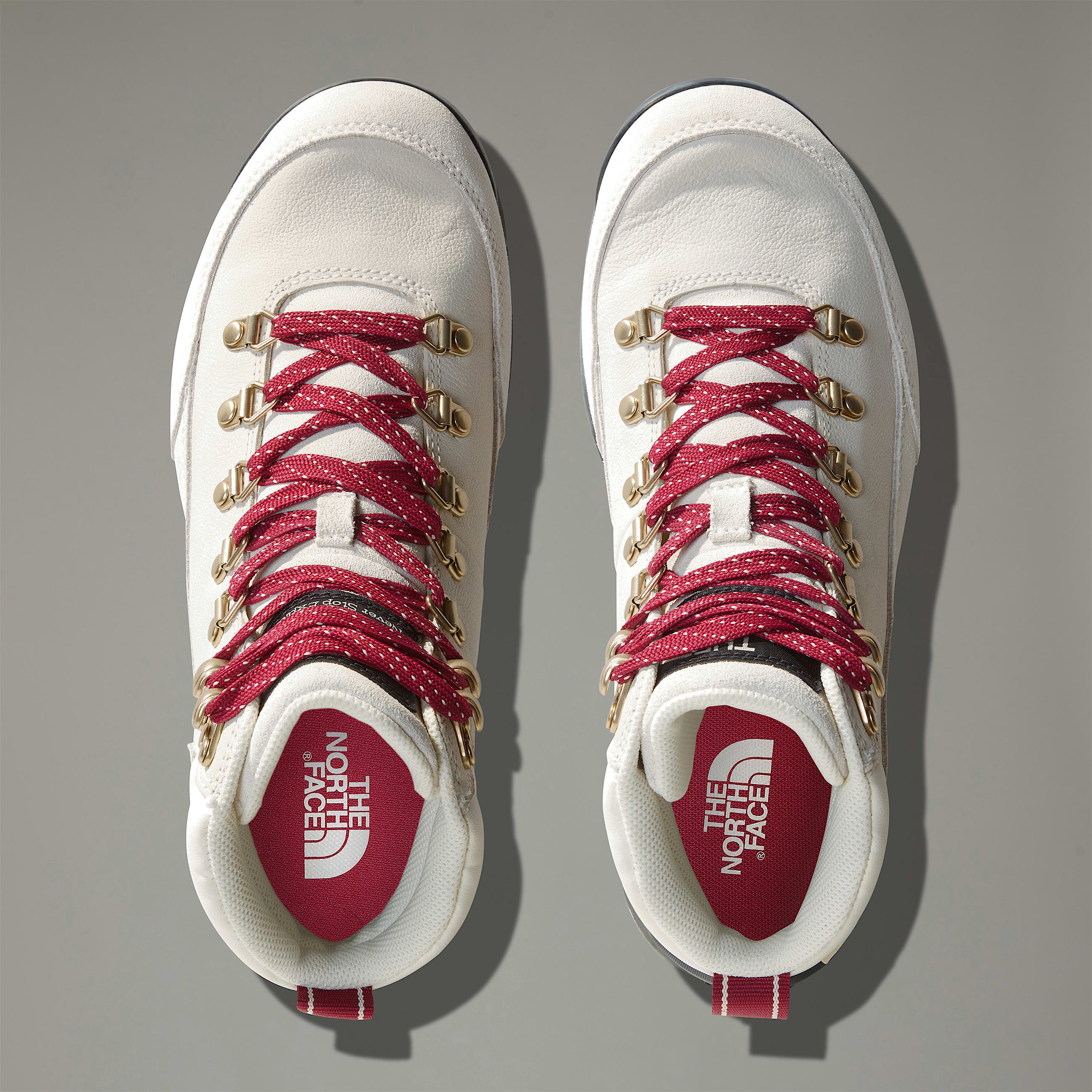 Womens BackToBerkeley IV Leather Lifestyle Boots TNF White DuneTNF Black ALT1