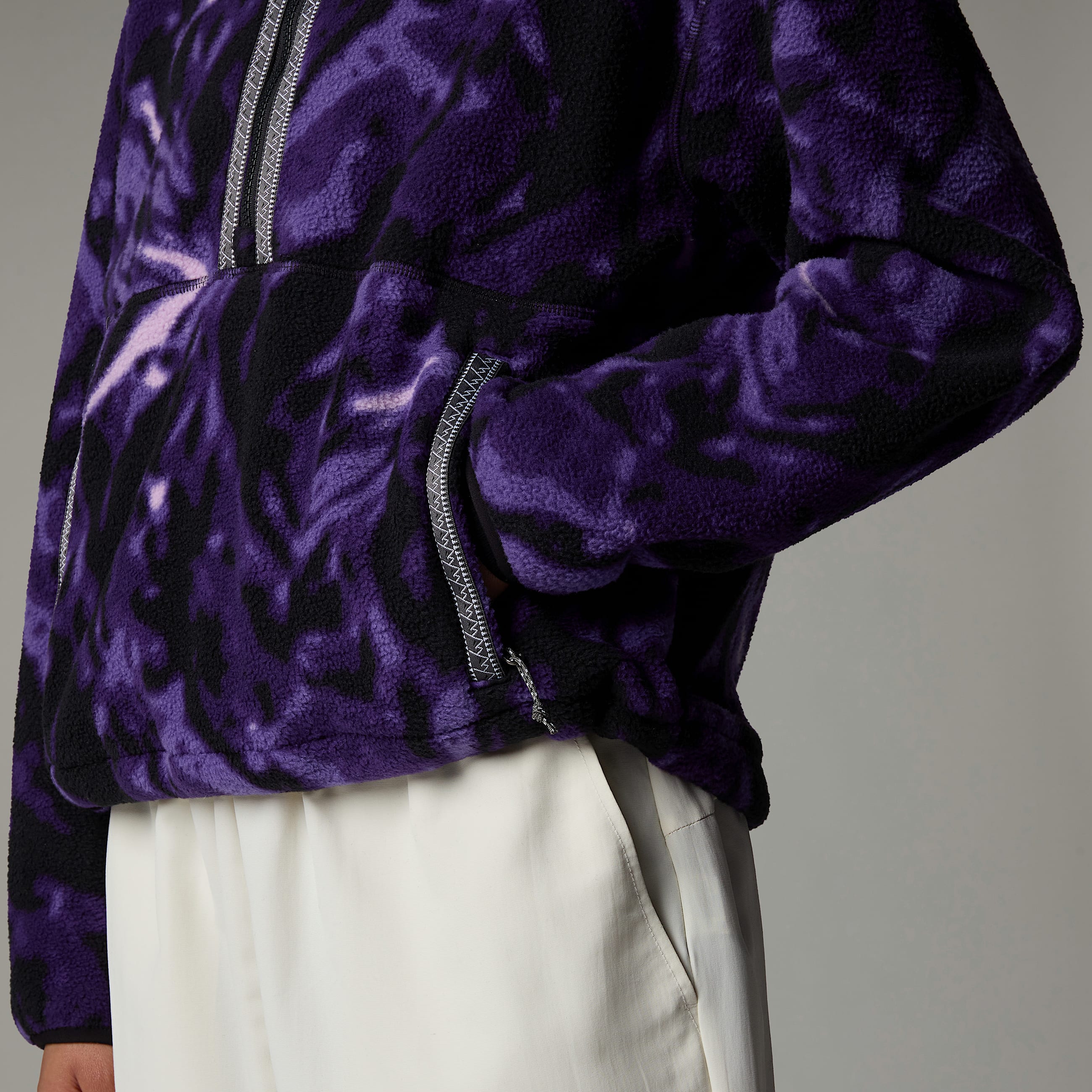 Womens TNF Fleeski 14 Zip Pullover Fleece TNF ALT4