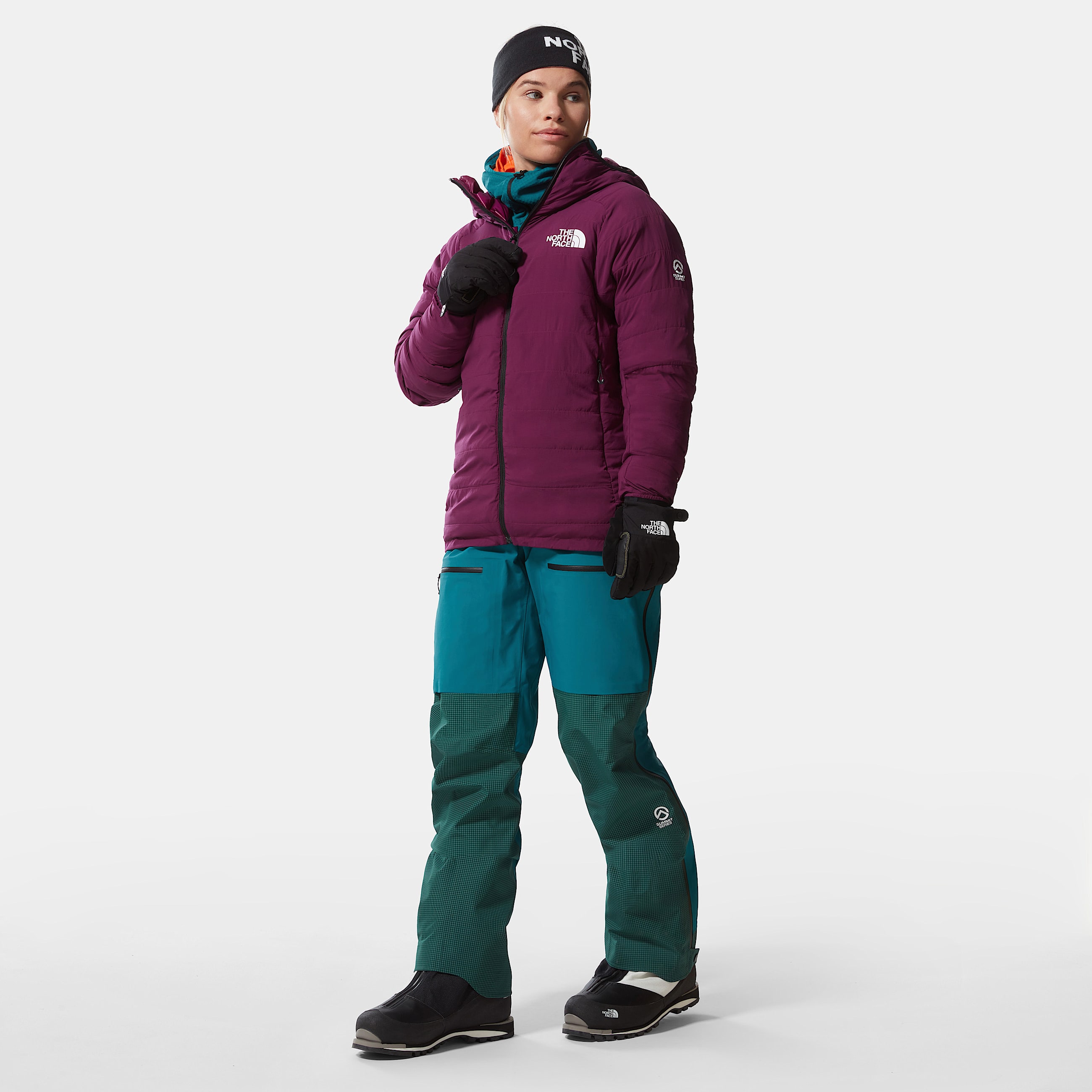 Womens L3 5050 Hooded Down Jacket TNF ALT1