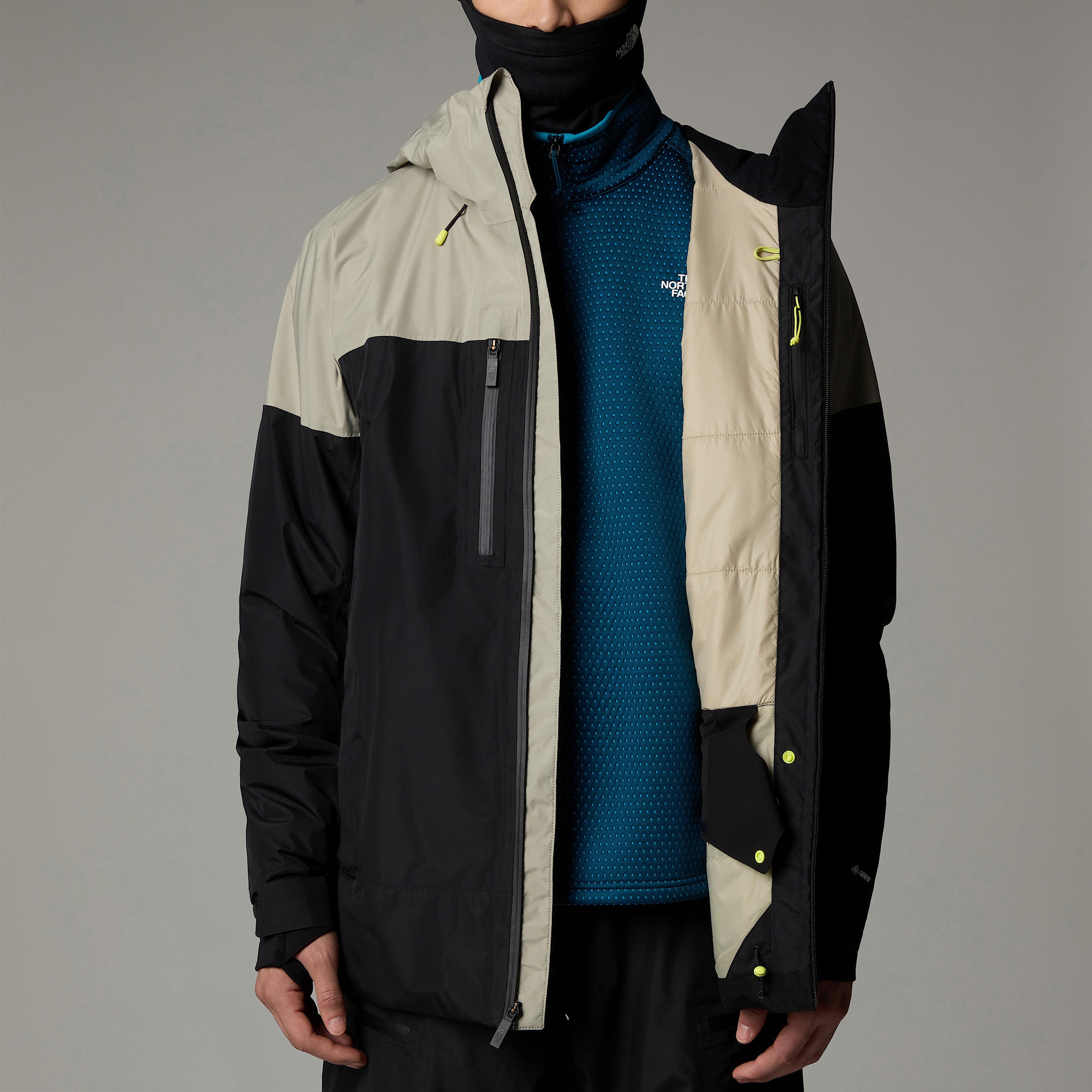 Mens Dawnstrike GORETEX Insulated Jacket TNF Clay GreyTNF Black ALT13