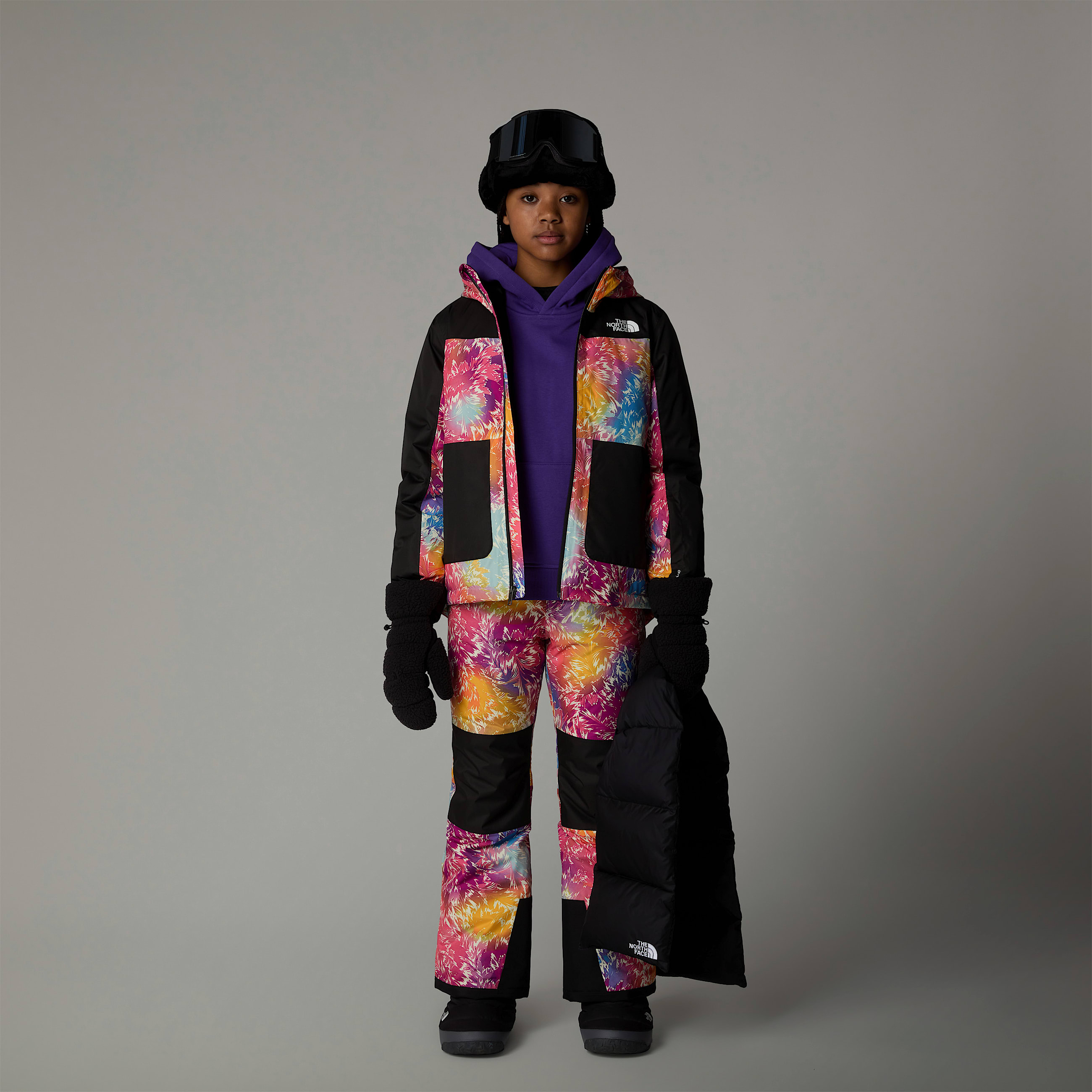 Giacca imbottita Freedom da ragazza TNF ALT1