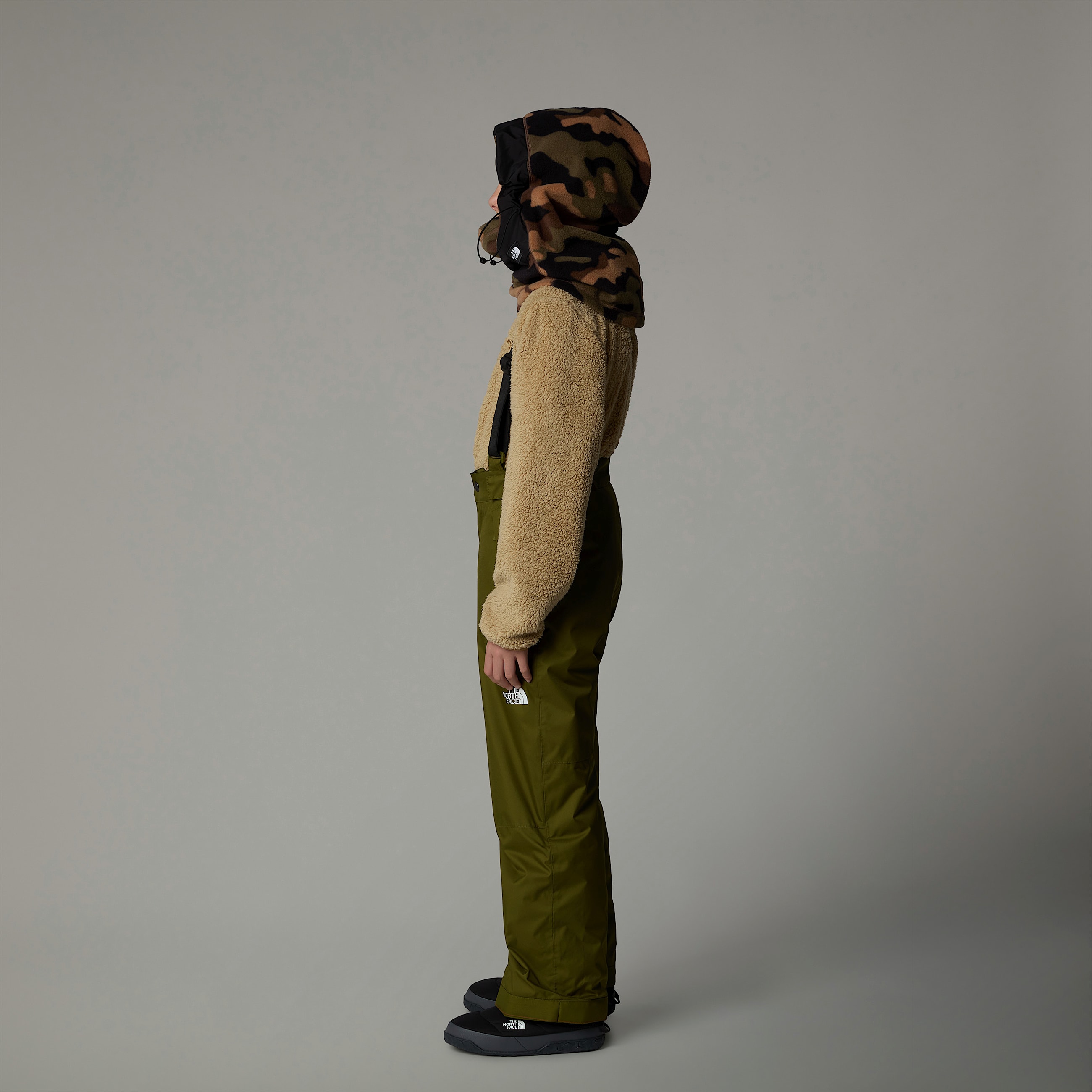 Teens Snowquest Suspender Trousers TNF ALT2