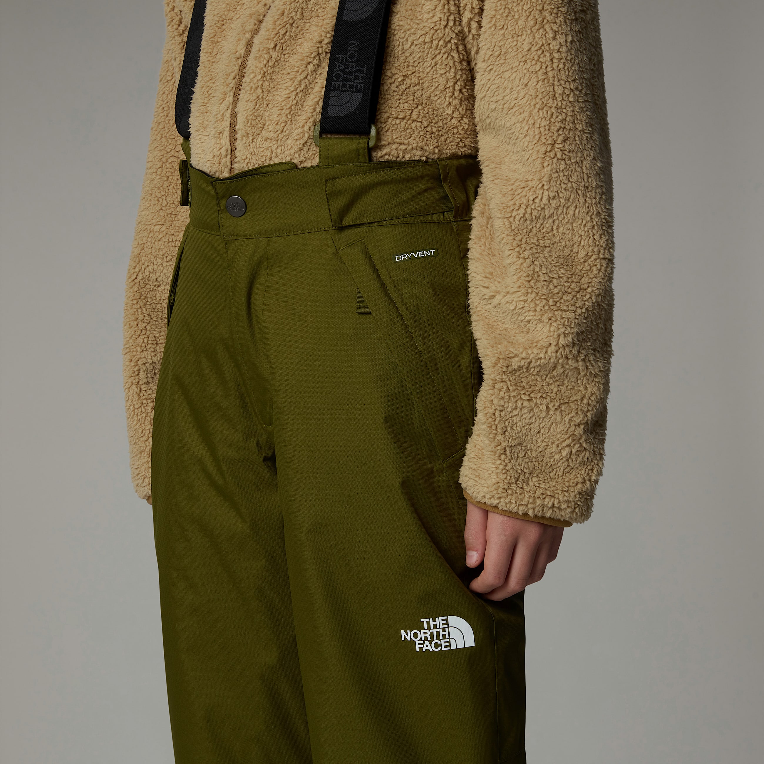 Teens Snowquest Suspender Trousers TNF ALT4