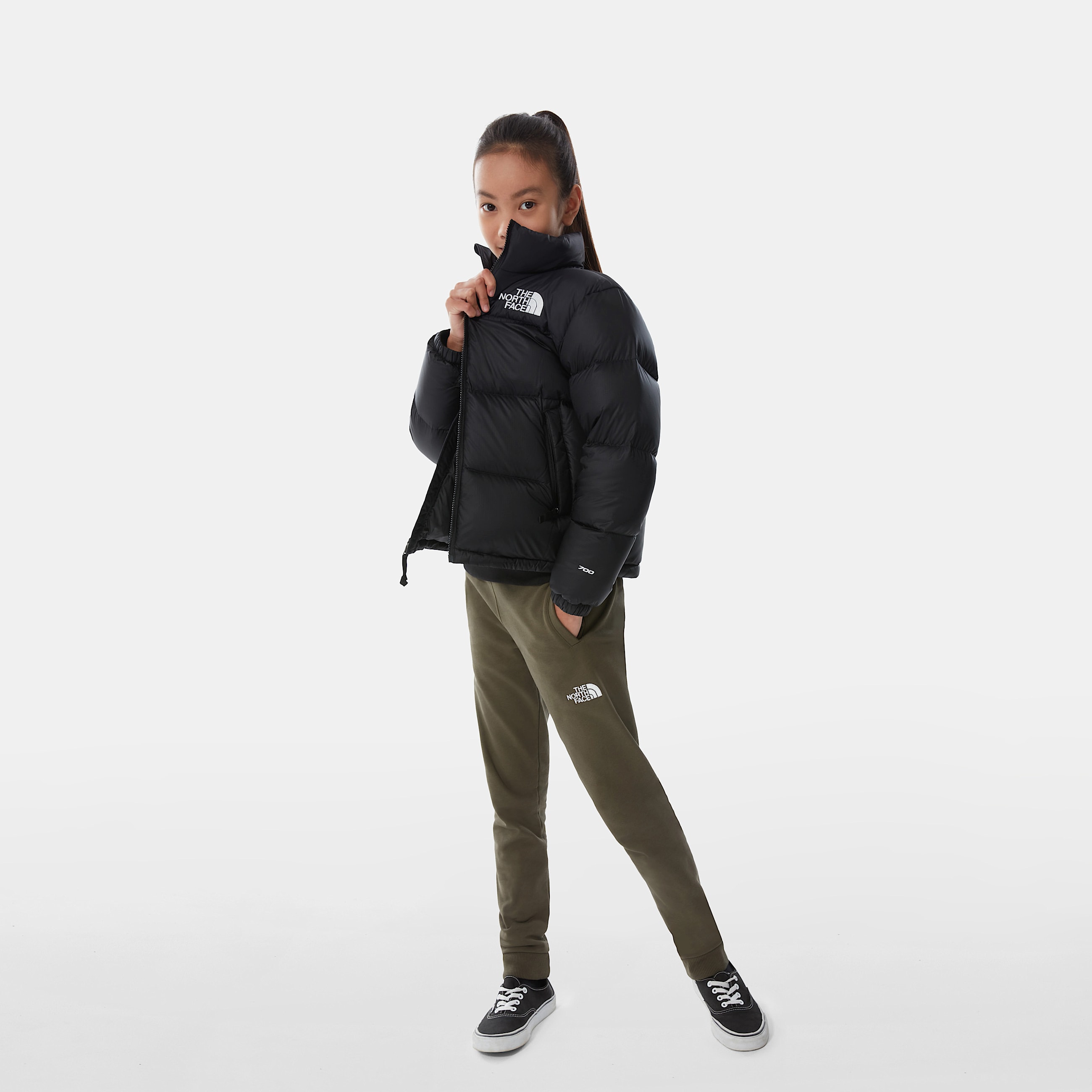 1996 Retro Nuptse Jacke fr Jugendliche TNF ALT5