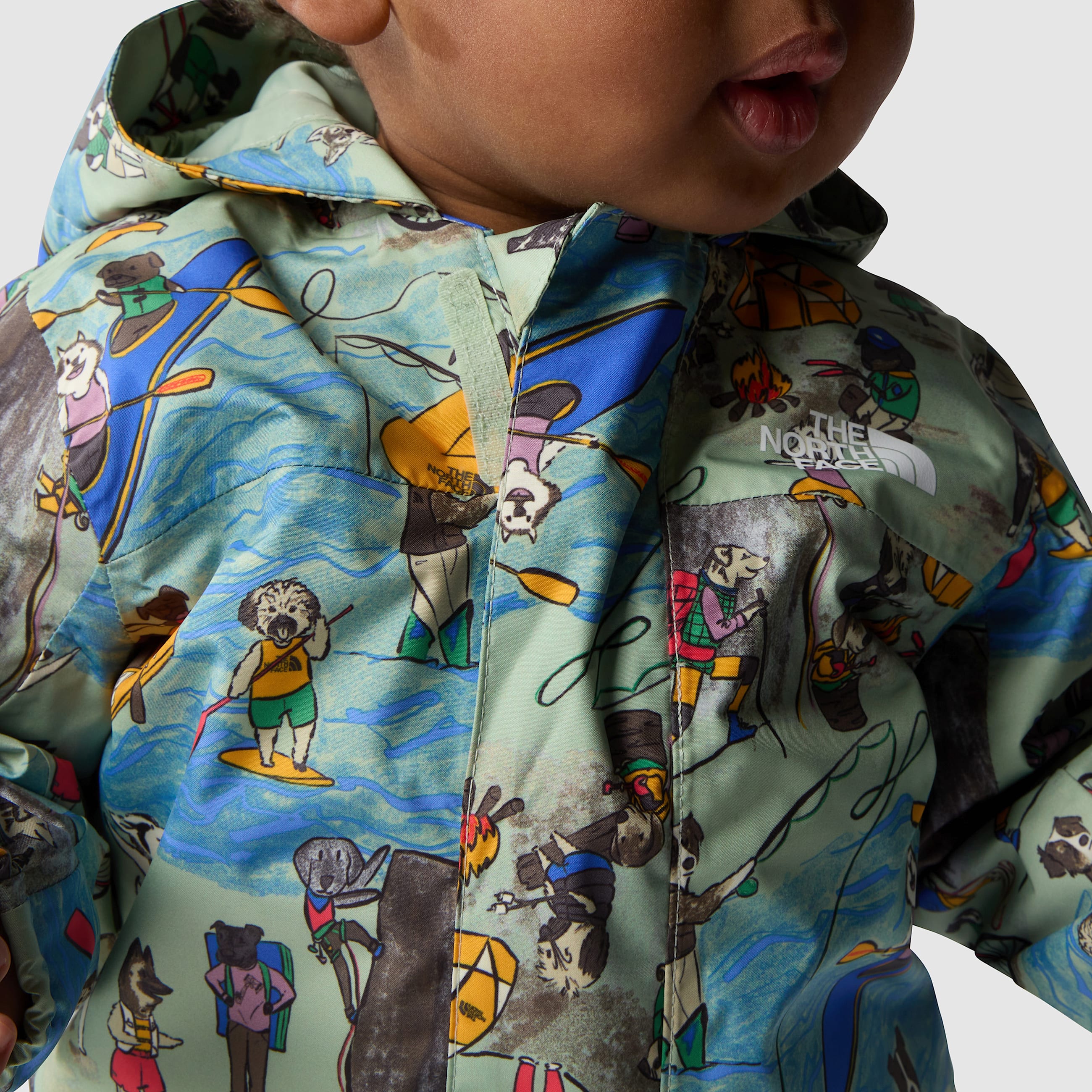 Antora Rain Jacket Baby TNF ALT5