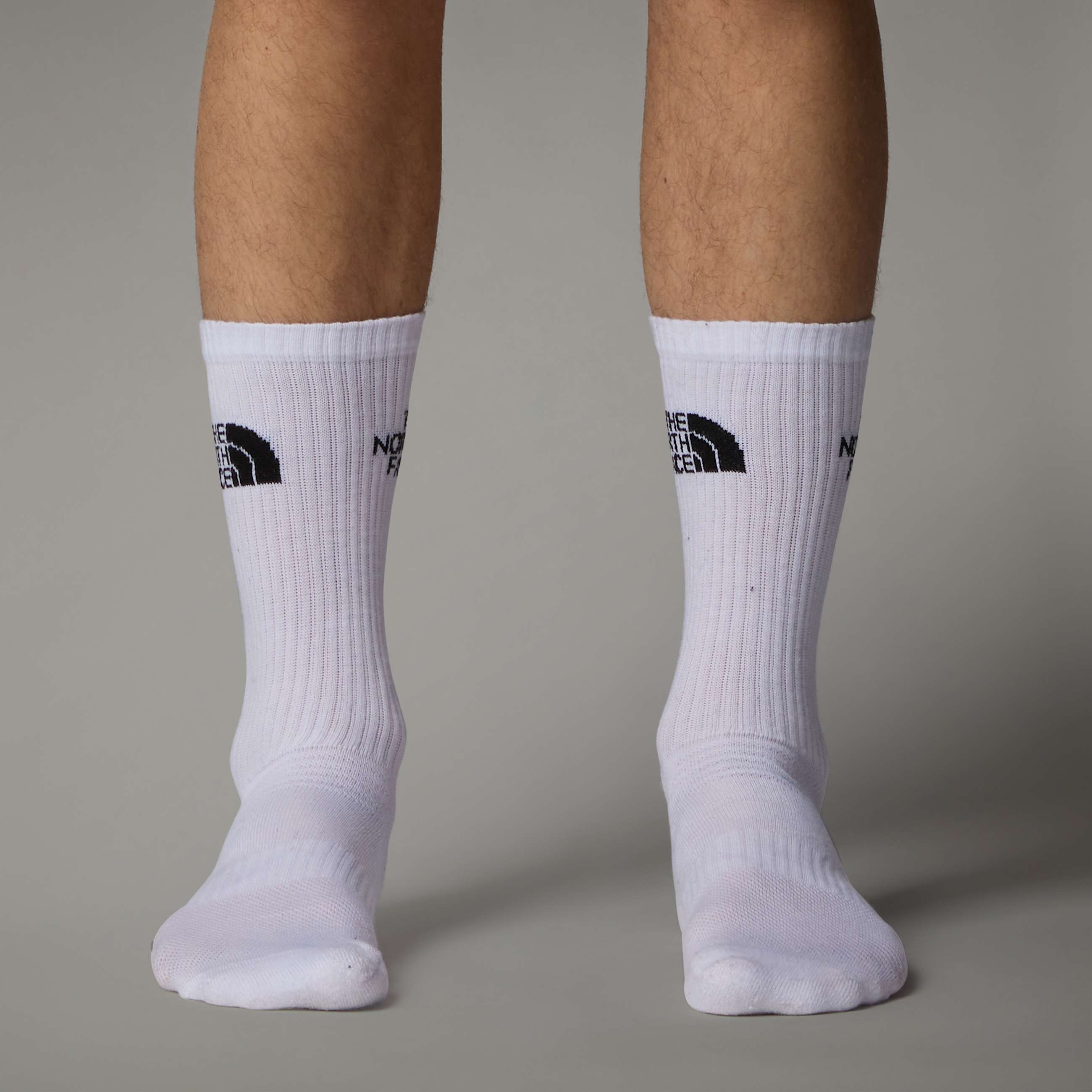 Multi Sport Cushion Crew Socks TNF TNF White ALT1