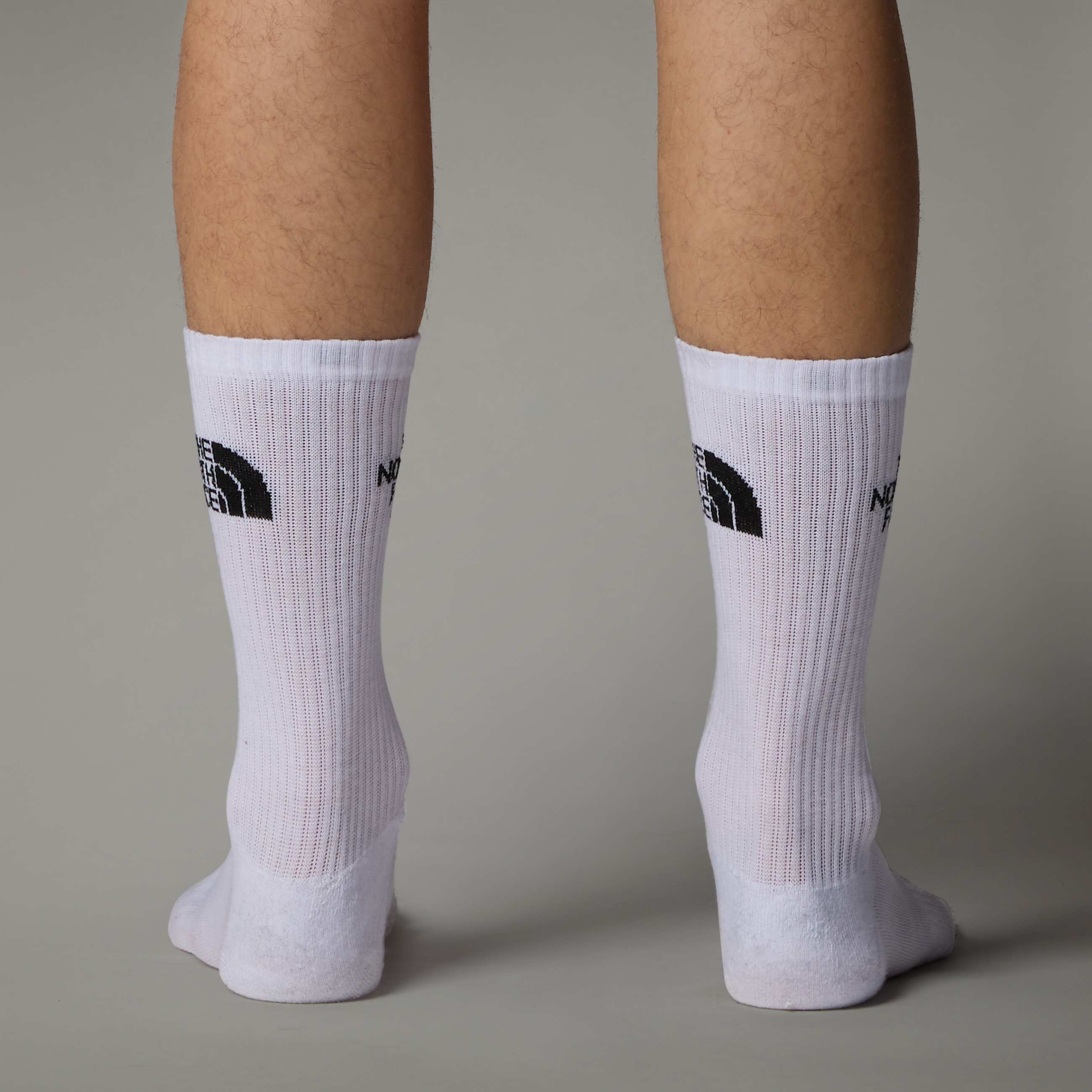 Multi Sport Cushion Crew Socks TNF TNF White ALT4