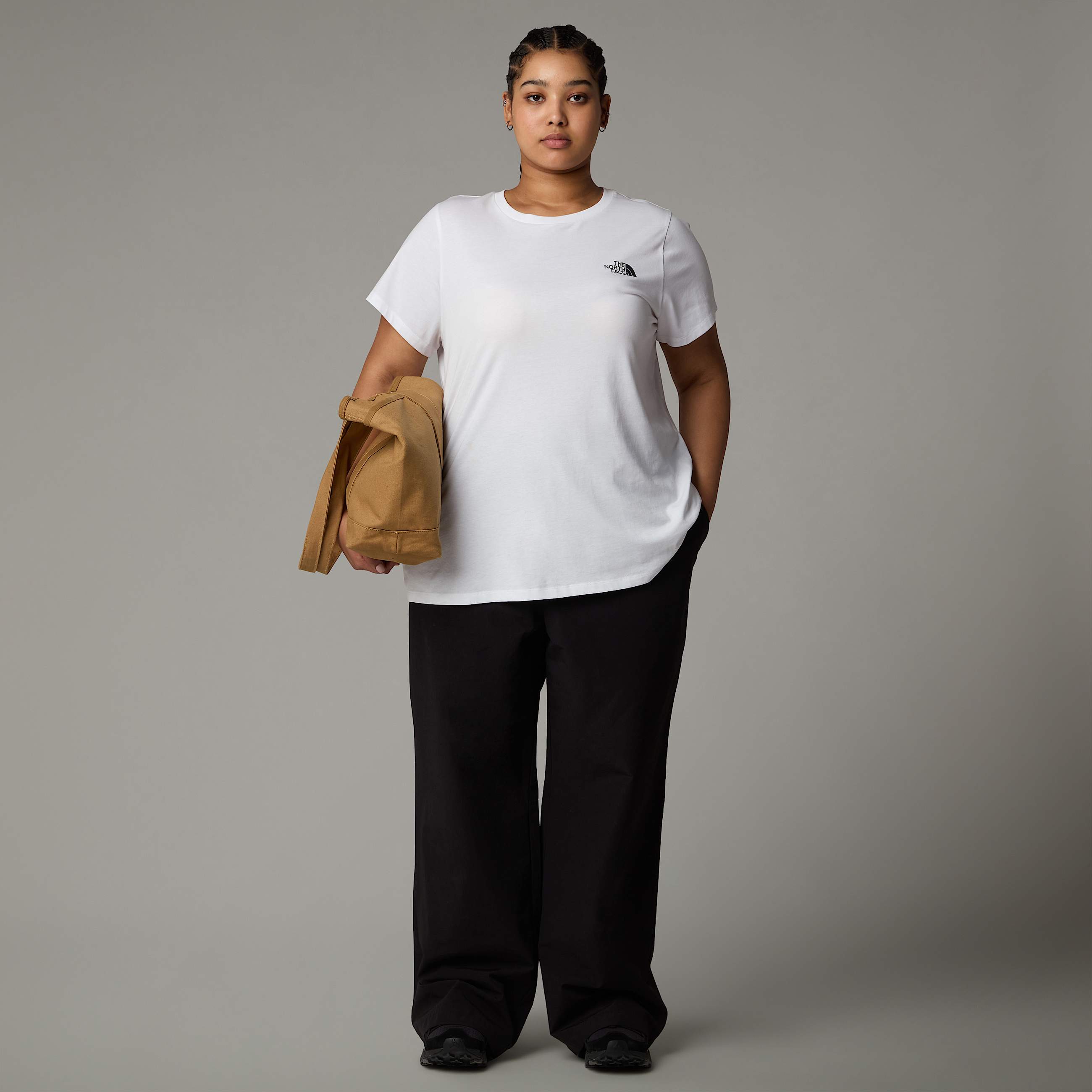 Tshirt Plus Size Simple Dome da donna TNF ALT1