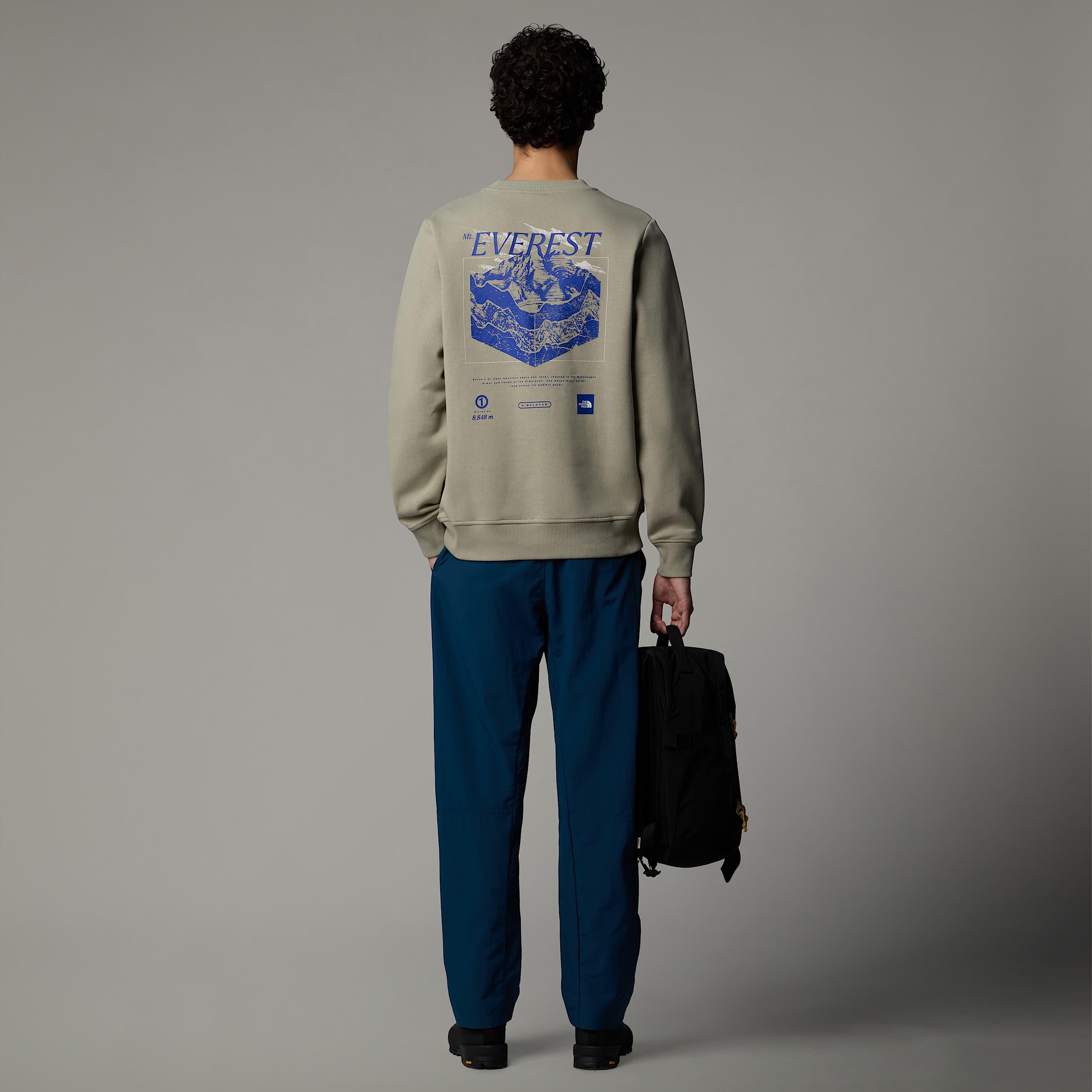 Felpa Topographic da uomo TNF ALT2