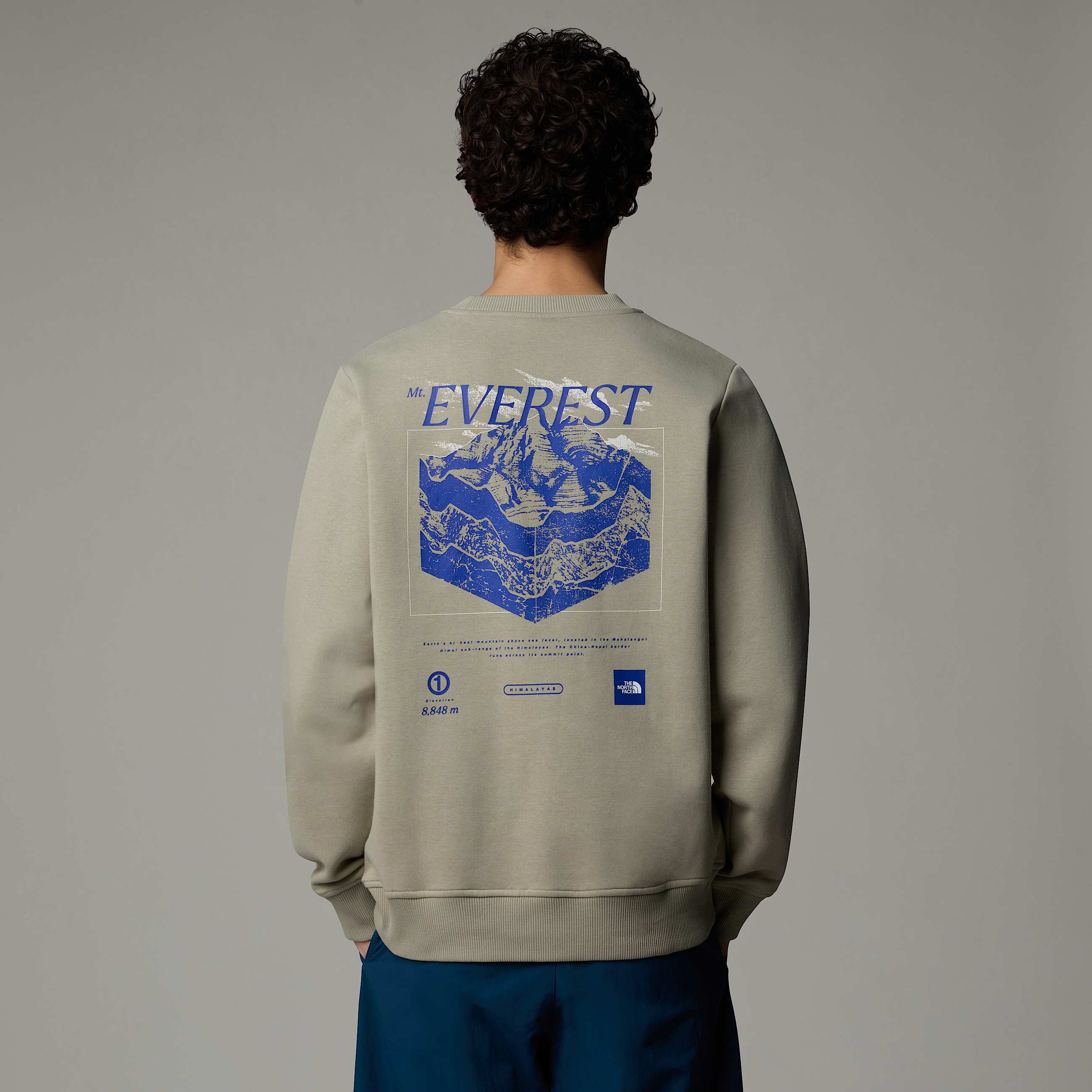 Felpa Topographic da uomo TNF HERO