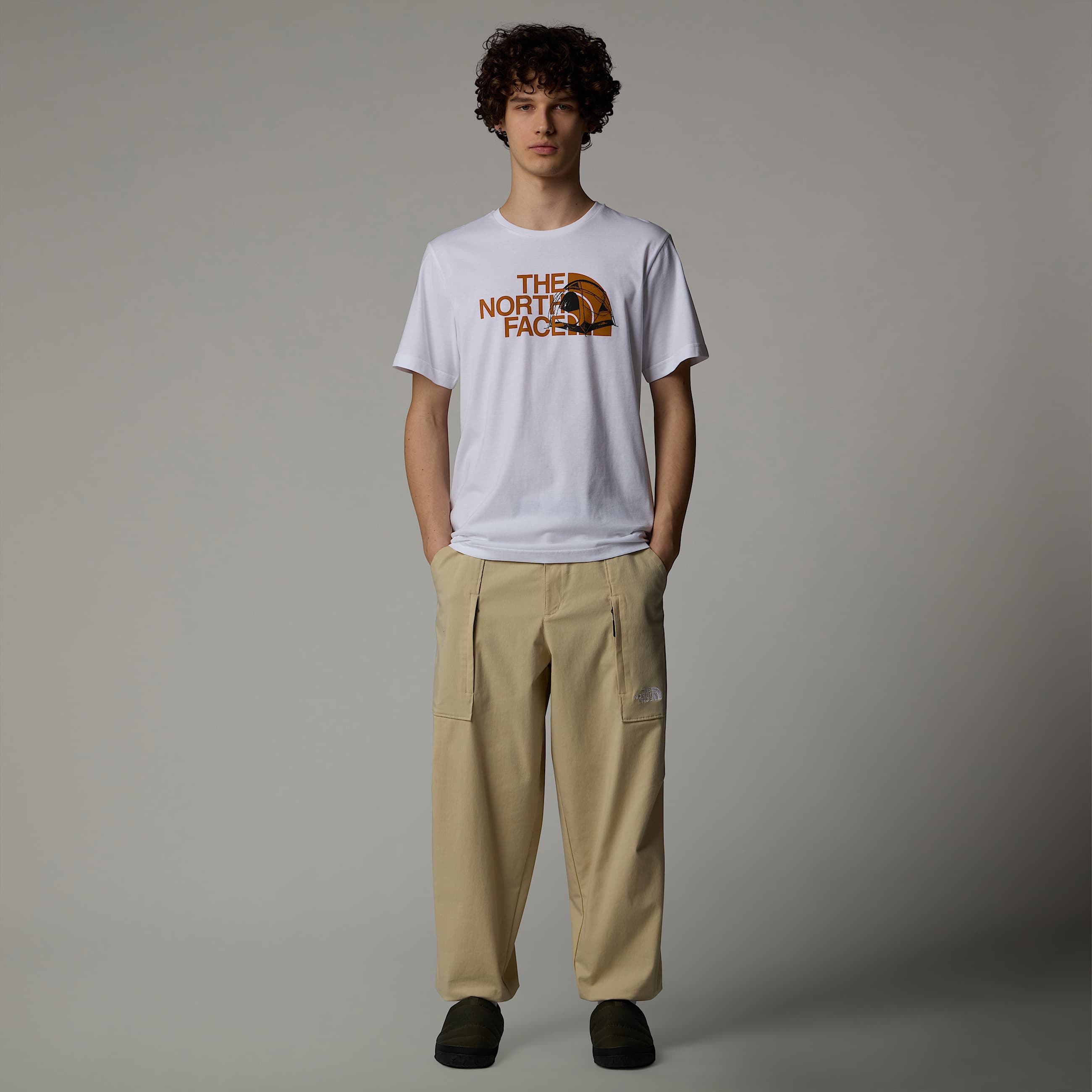 Mens Graphic Half Dome TShirt TNF ALT1